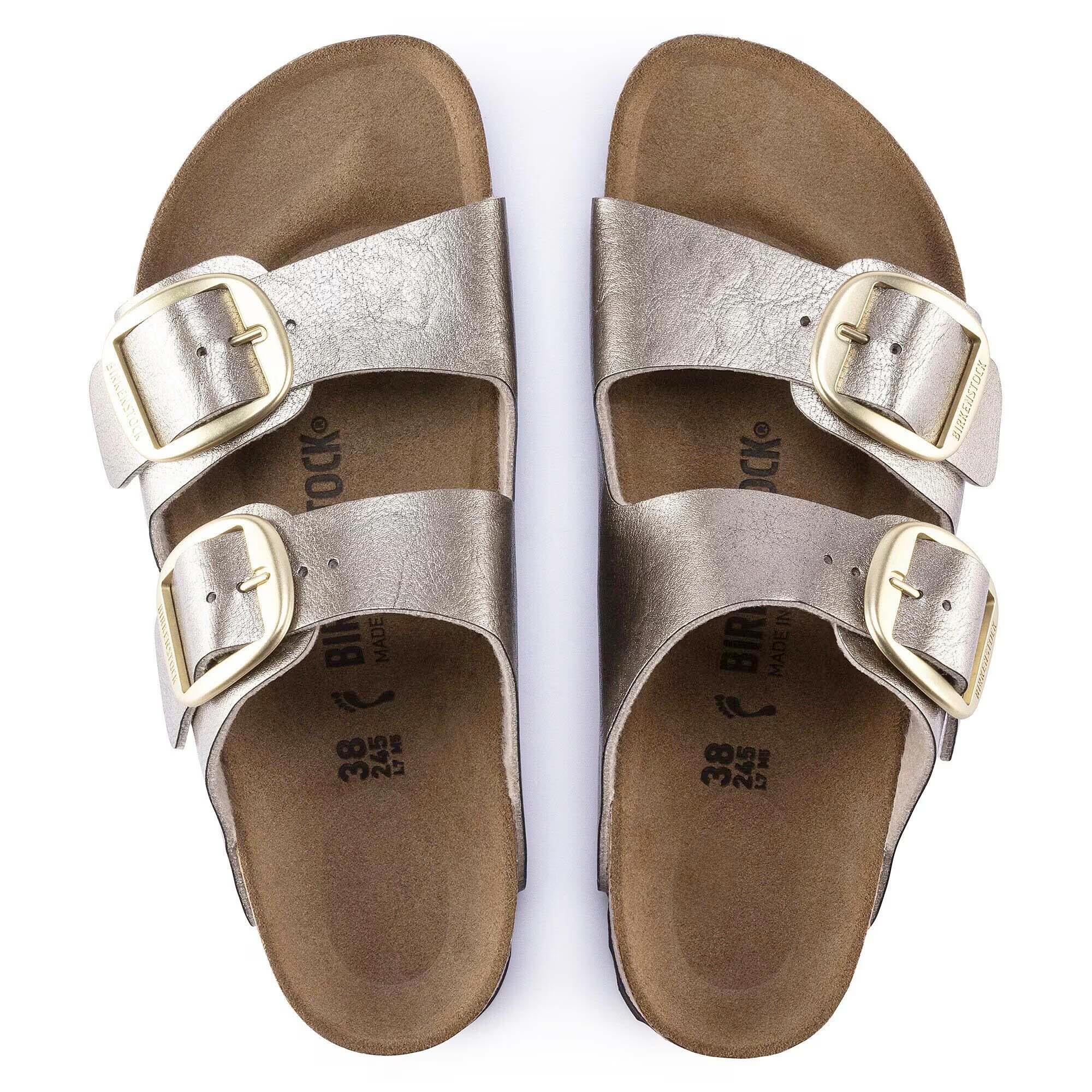 Chinelo Birkenstock Arizona Metalizado Mulher 4/5