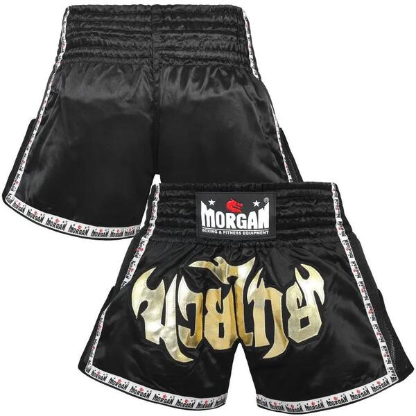 Pair of traditional muay thai fight shorts