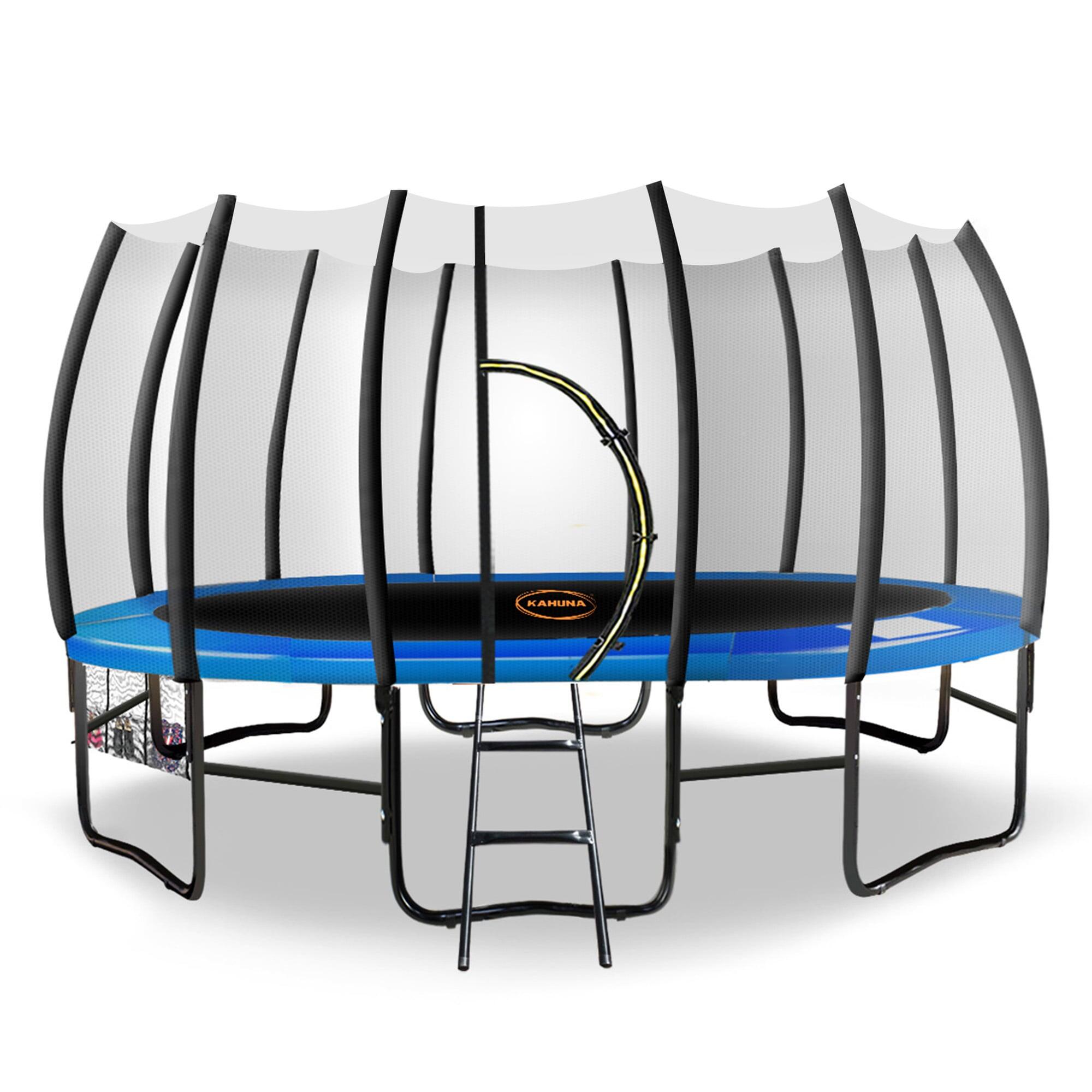 Kahuna Springless Trampoline with Basketball Set