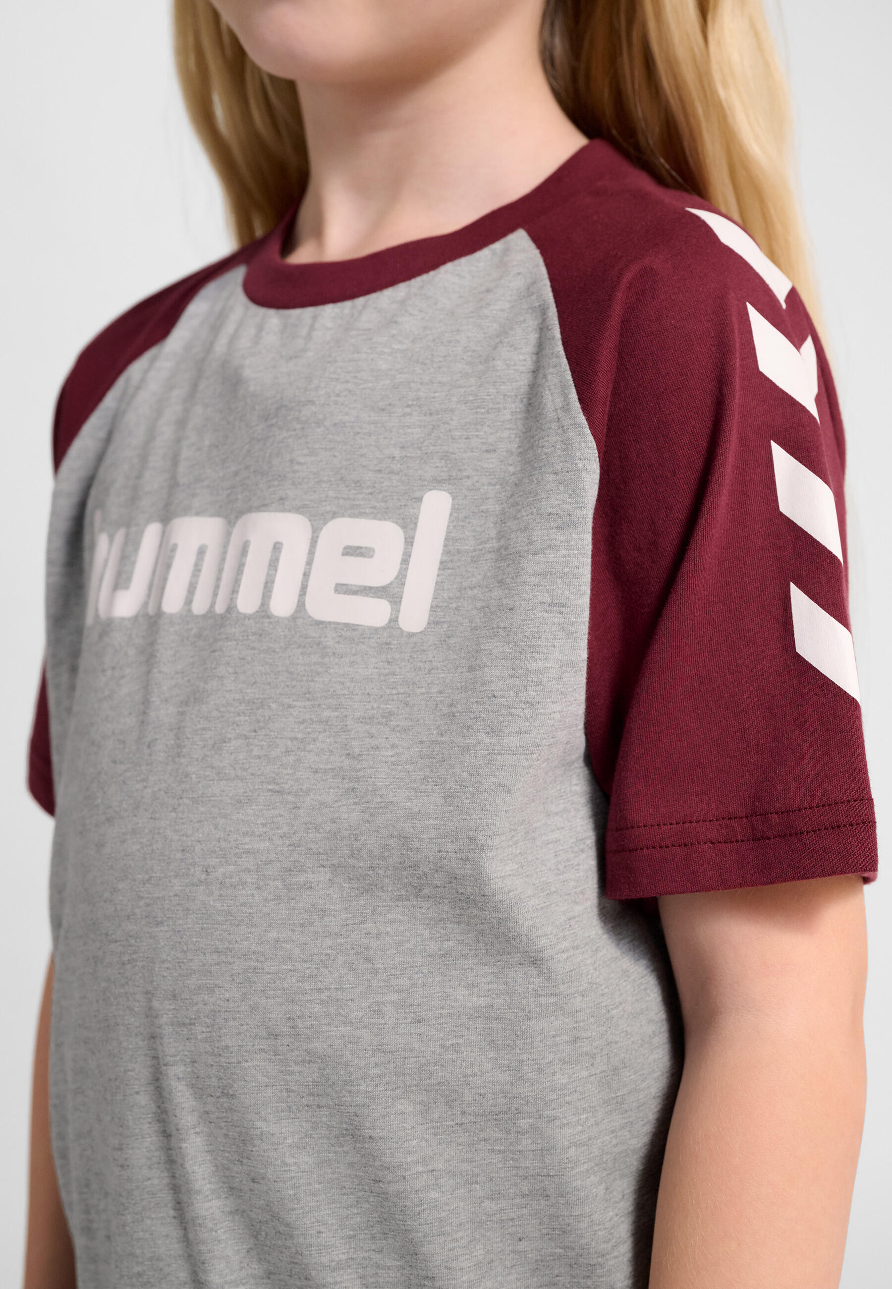 Instap T-Shirt Hmljr Logo Jongens 4/7