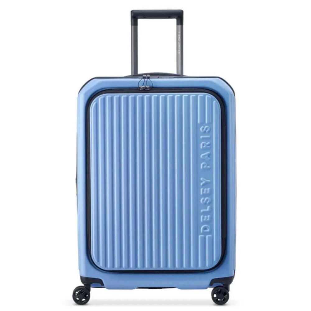 Delsey Securtime Zip 66 cm Top Opening 4-Wheel Expandable Suitcase - Lavender Bl