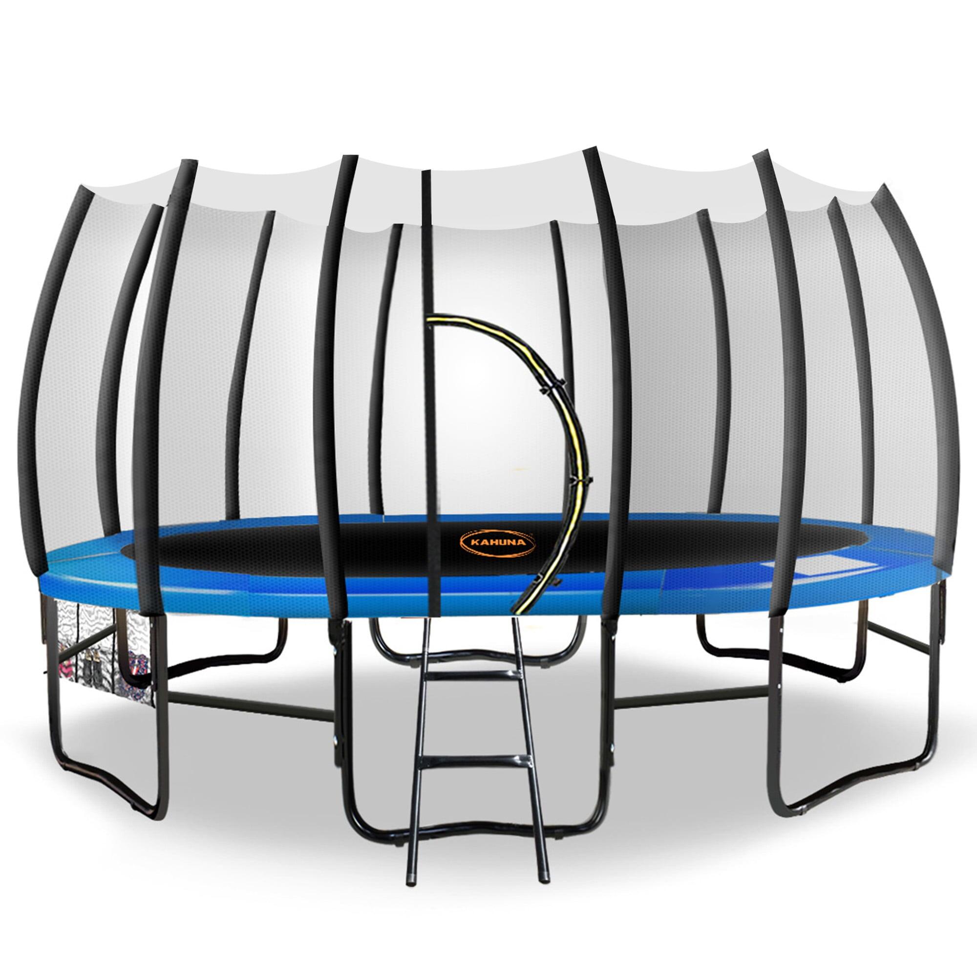 Kahuna Springless Trampoline with Basketball Set