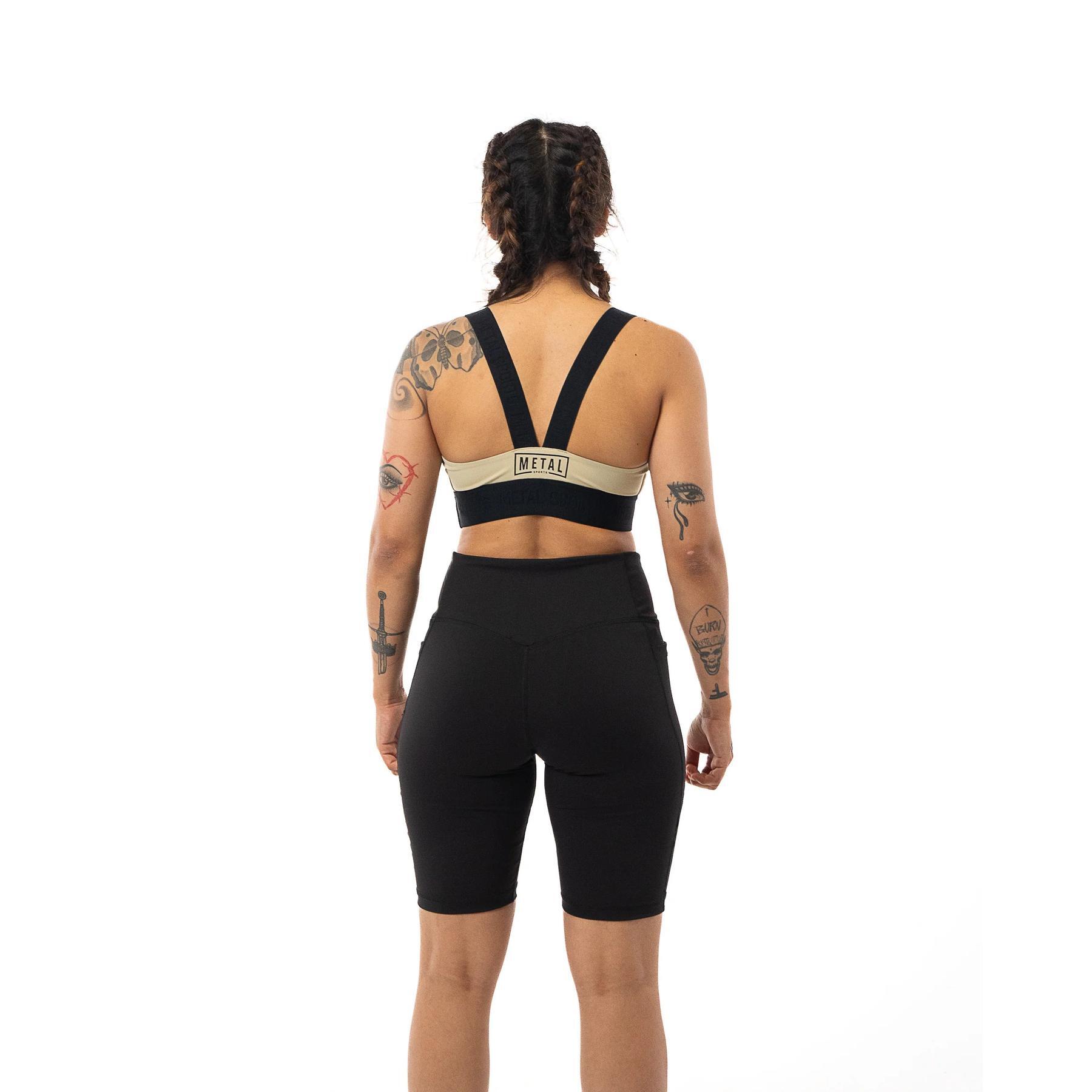 Short de compression femme Metal Boxe 3/5
