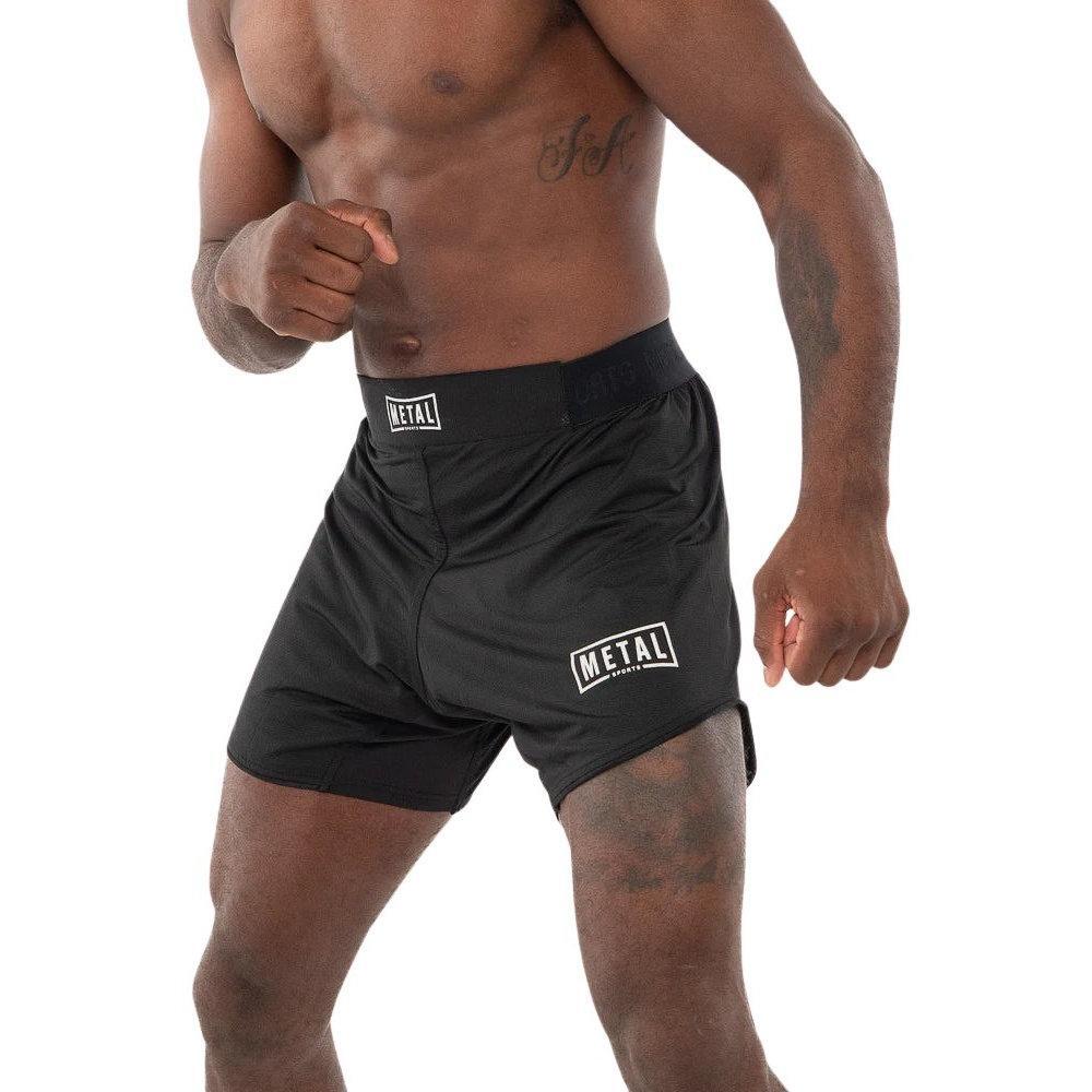 Metal Boxe Short Mma Preto da Decathlon