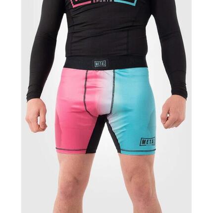 Short de compression Metal Boxe Miami Vice