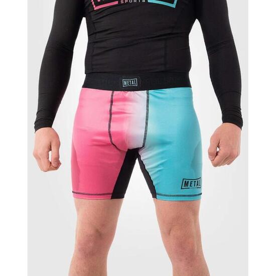 Short de compression Metal Boxe Miami Vice