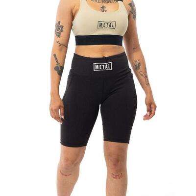 Compressieshorts voor dames metal boxe