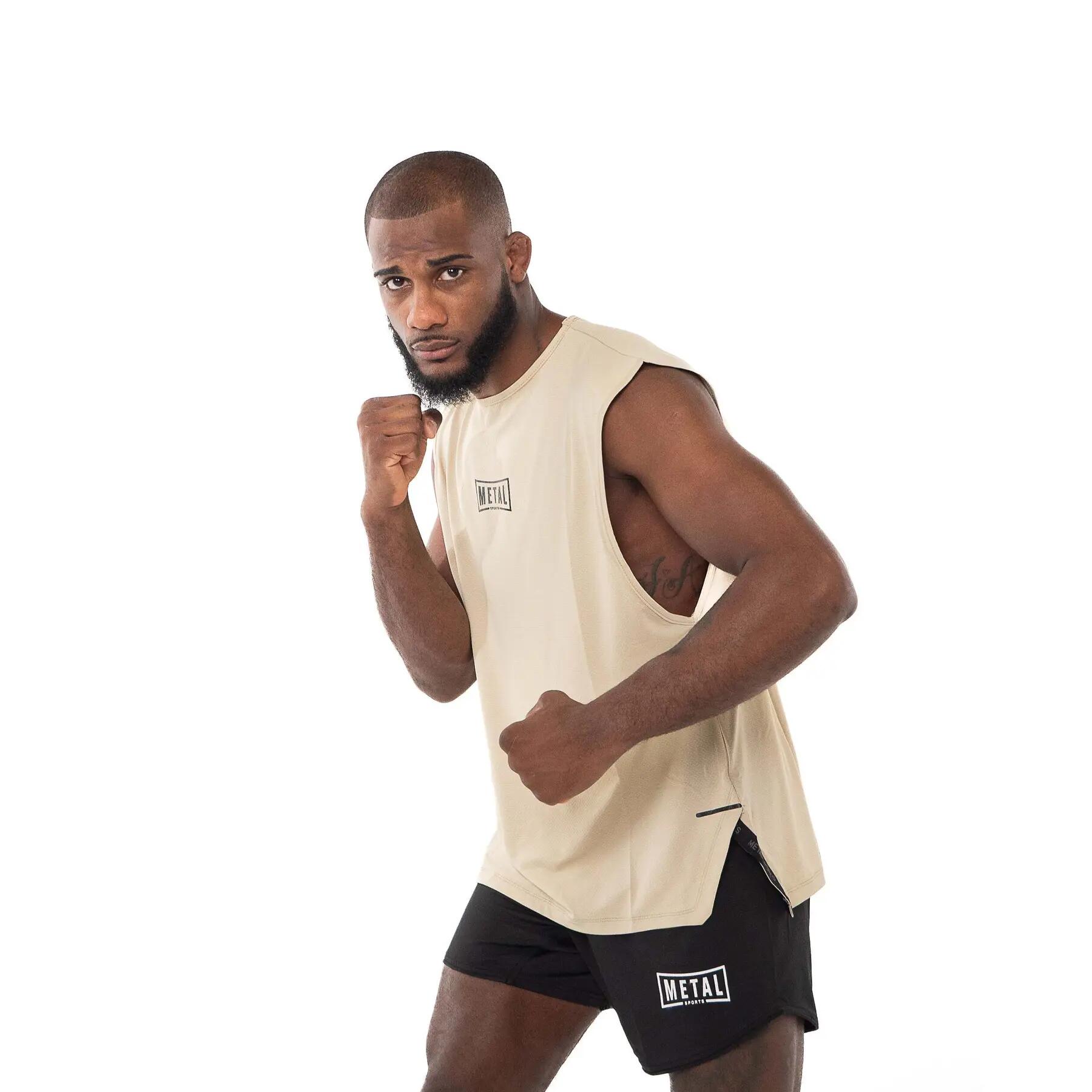 Camiseta de tirantes oversize Metal Boxe Desert Storm 3/5