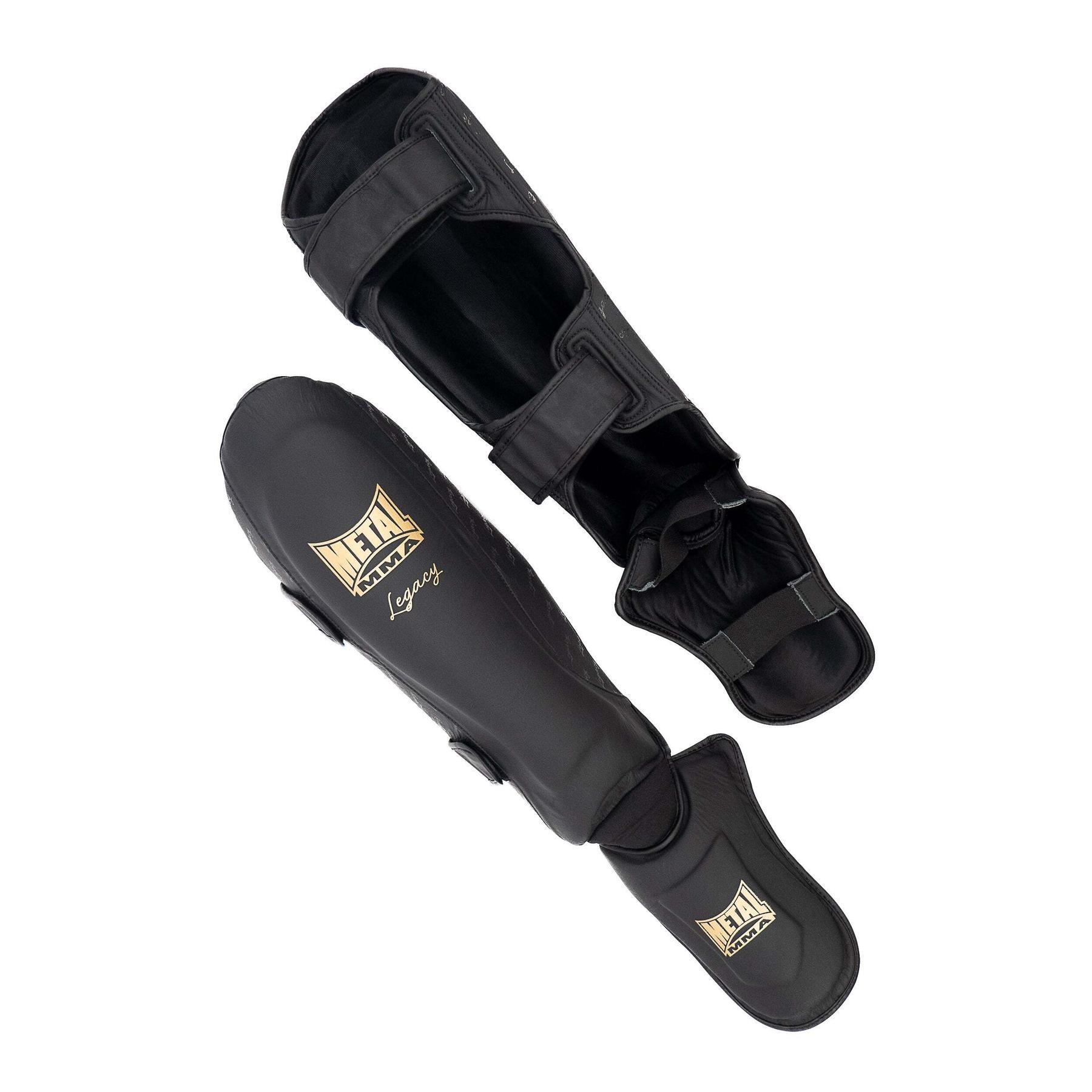 Protège-tibias pied Metal Boxe MMA Legacy 2/6