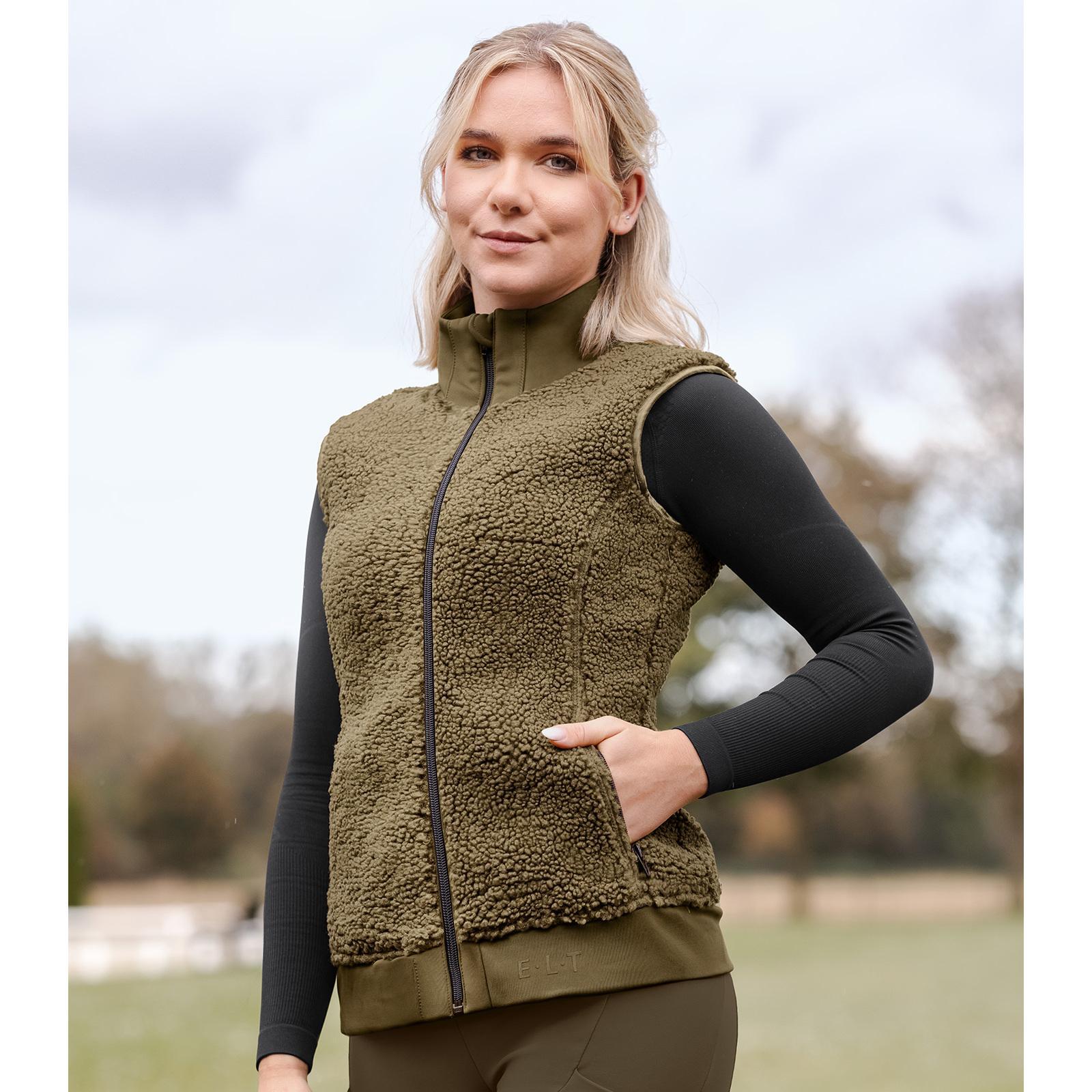 Veste équitation polaire sans manche femme ELT Rotterdam 2/7