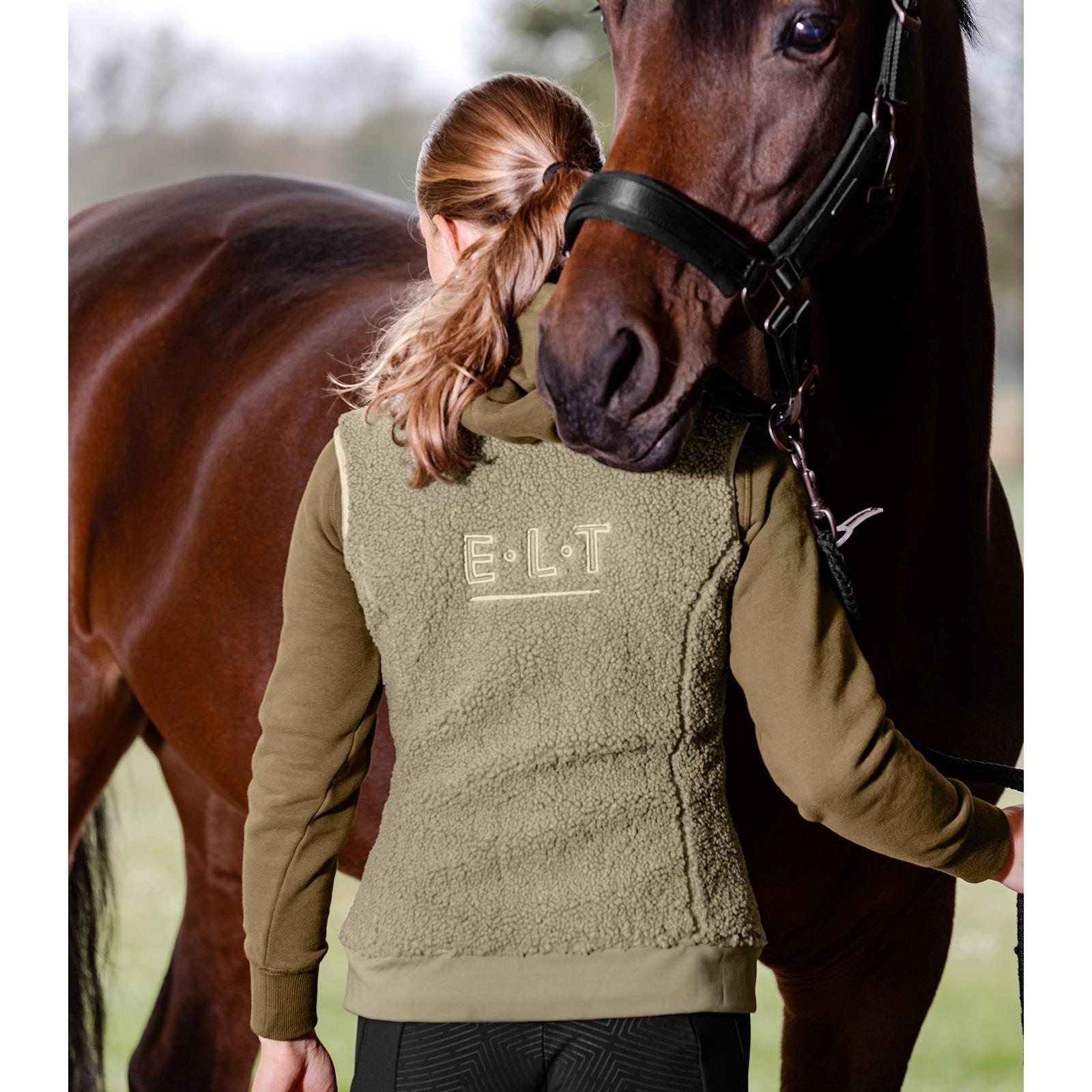 Veste équitation polaire sans manche femme ELT Rotterdam 4/4