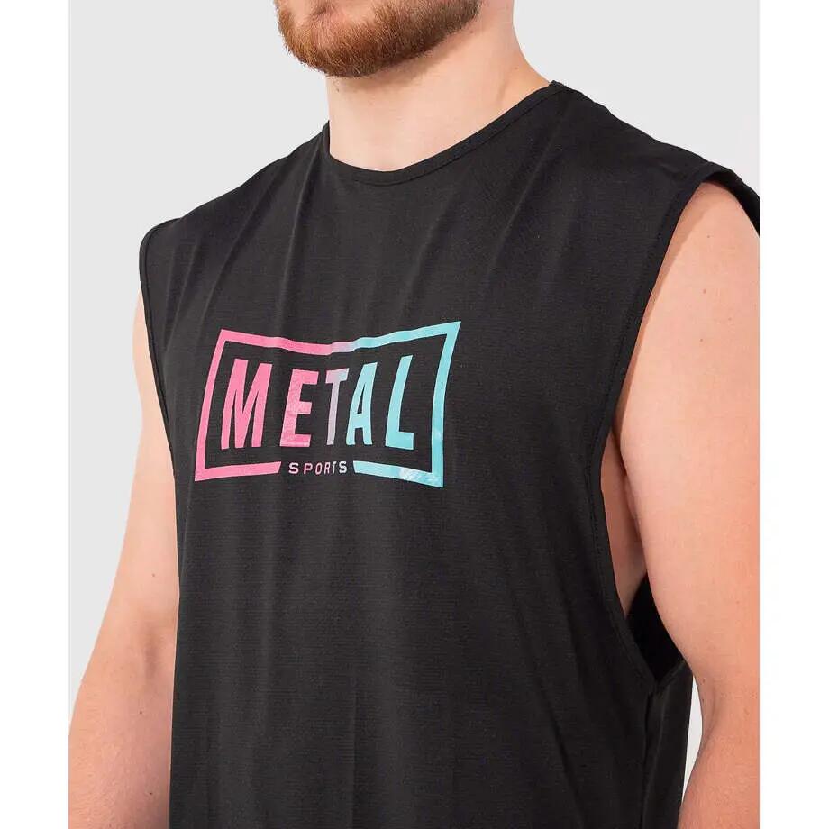 Canottiera Metal Boxe Polyester Miami Vice 3/4