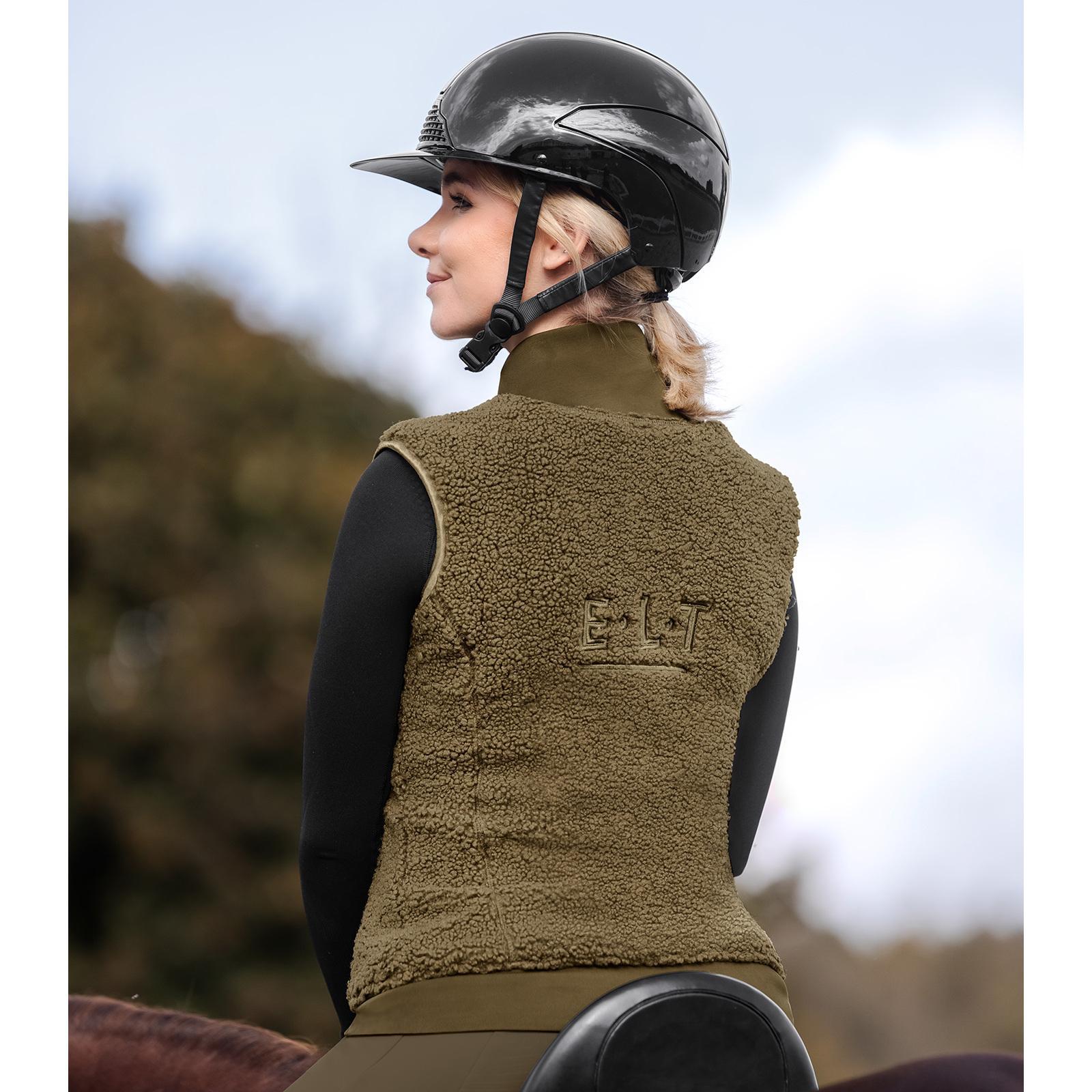 Veste équitation polaire sans manche femme ELT Rotterdam 4/7