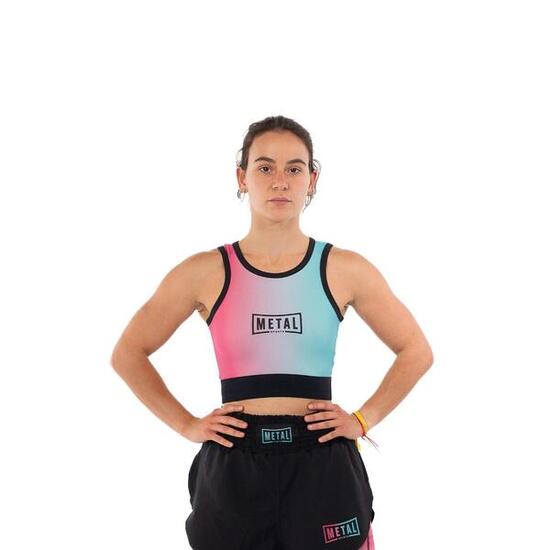 Sport BH Damen Metal Boxe Miami Vibe L