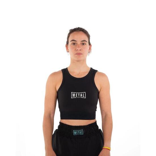 Damen-Sport-BH Metal Boxe