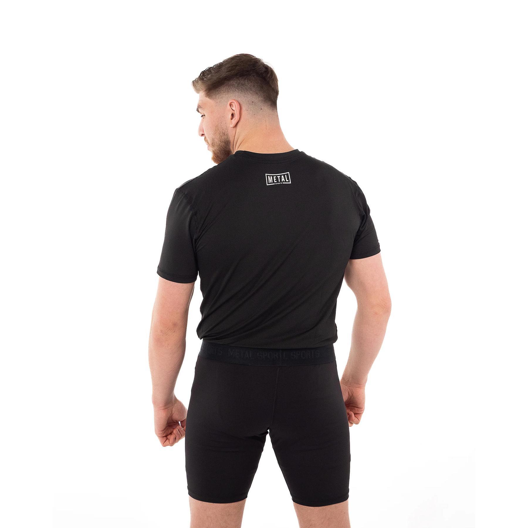 T-shirt allenamento Metal Boxe Nero M 3/6