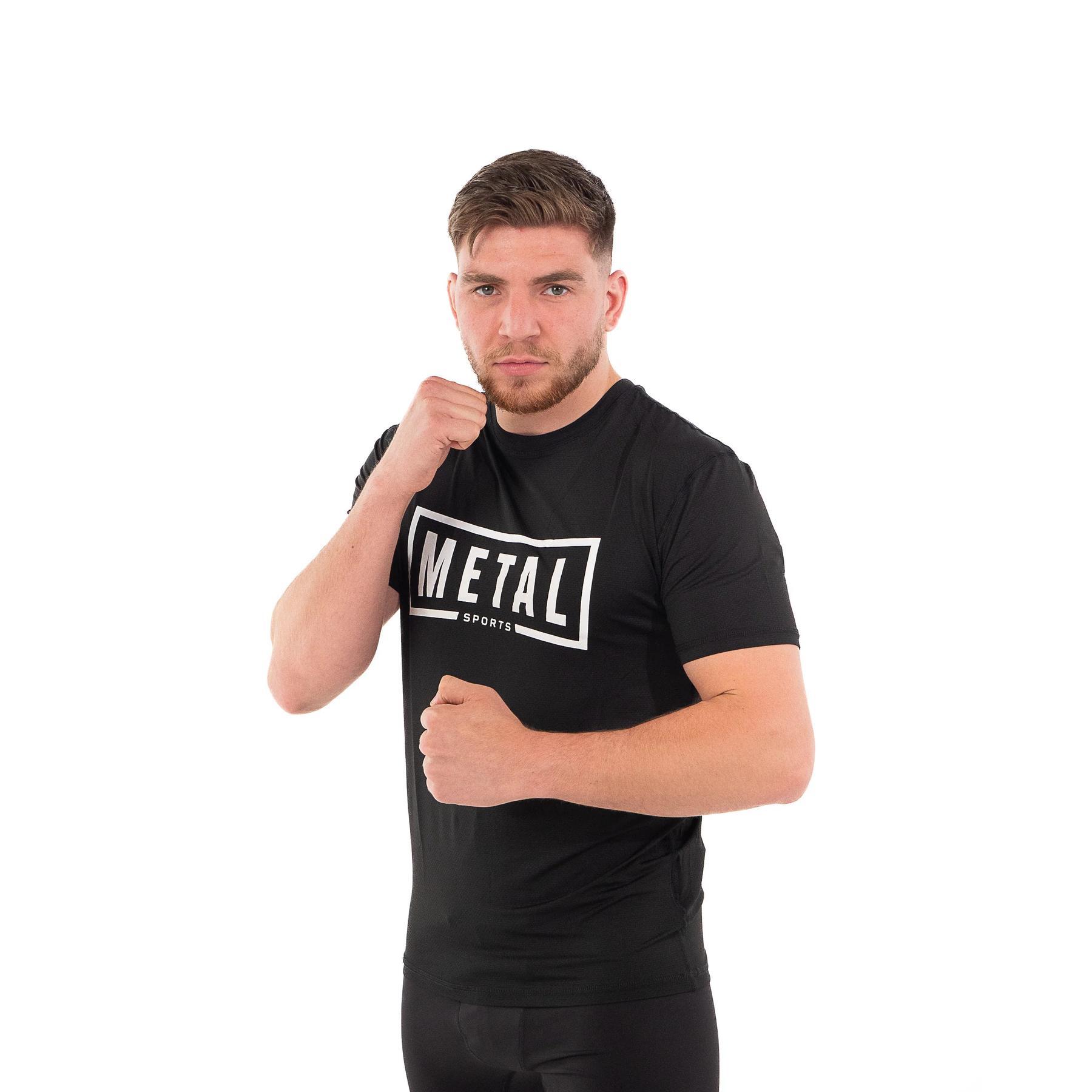 T-shirt entraînement Metal Boxe Noir S 4/6