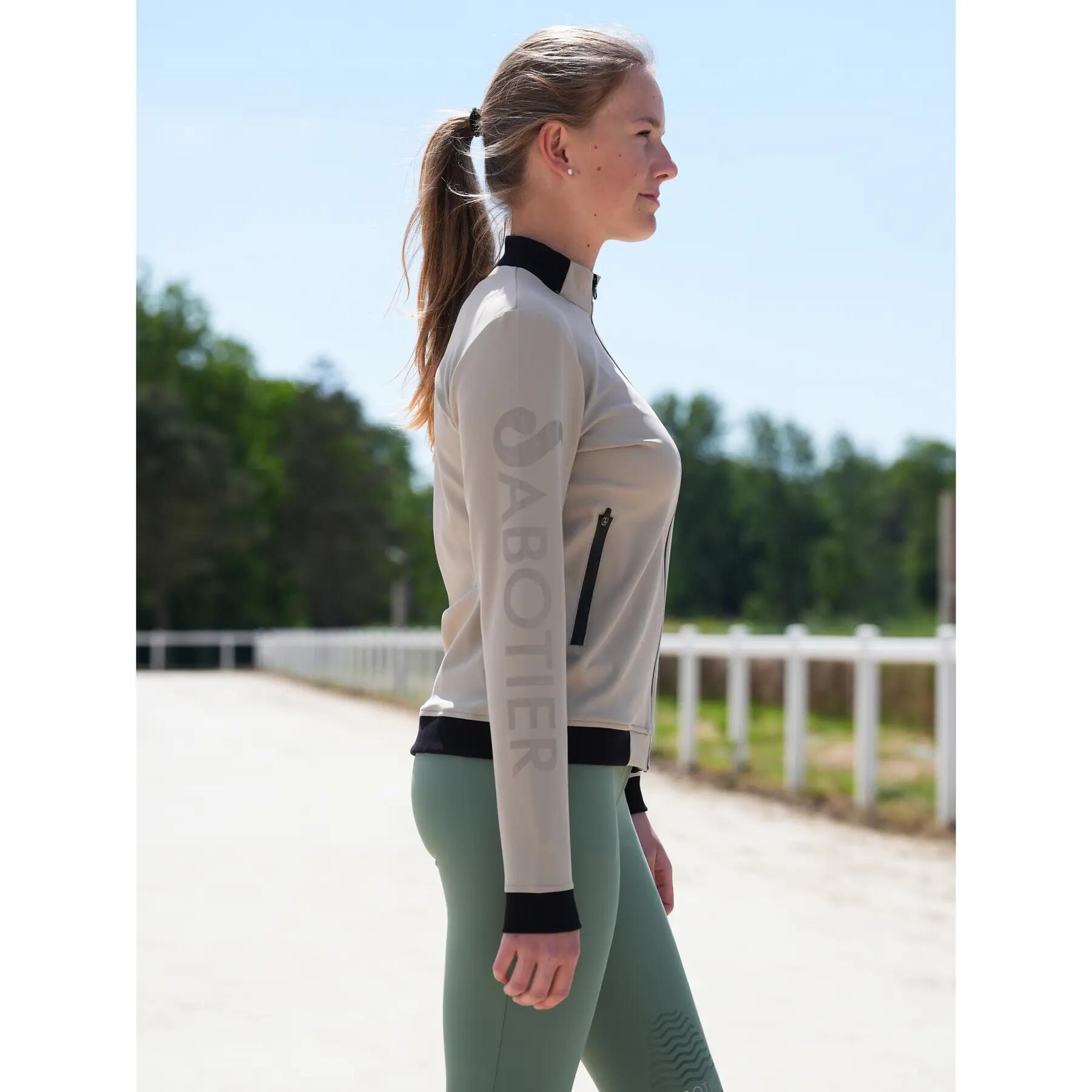 Sweatshirt équitation femme Le Sabotier Marine 4/7