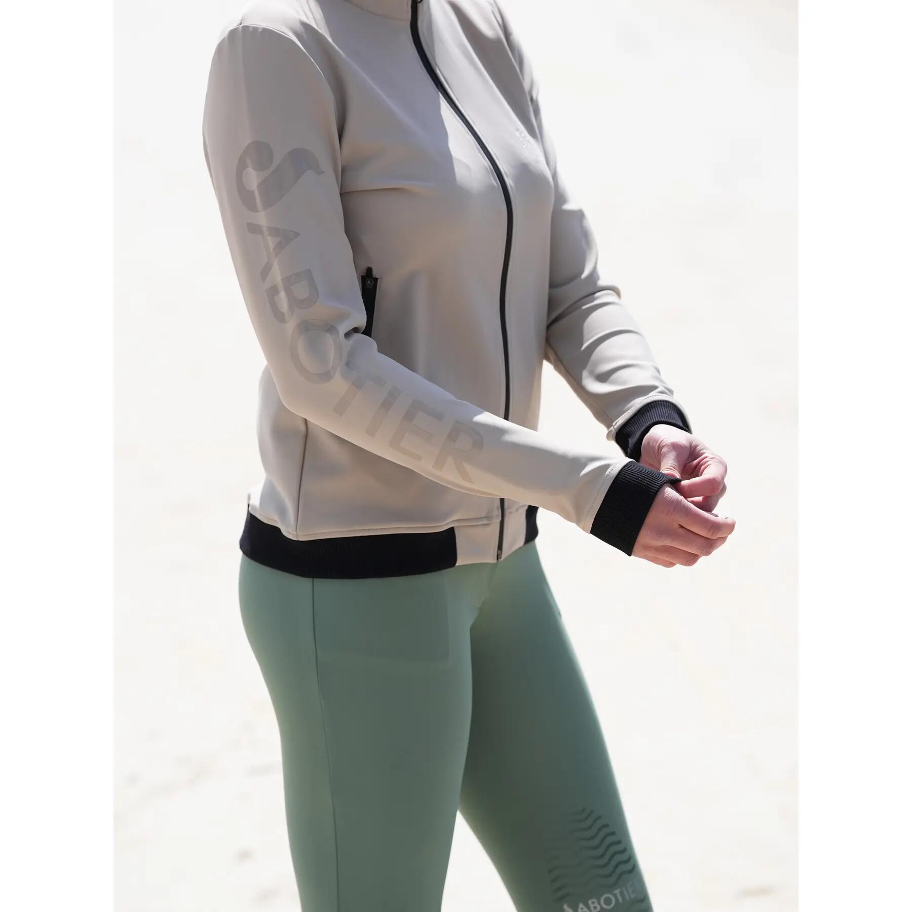 Sweatshirt équitation femme Le Sabotier Marine 6/7