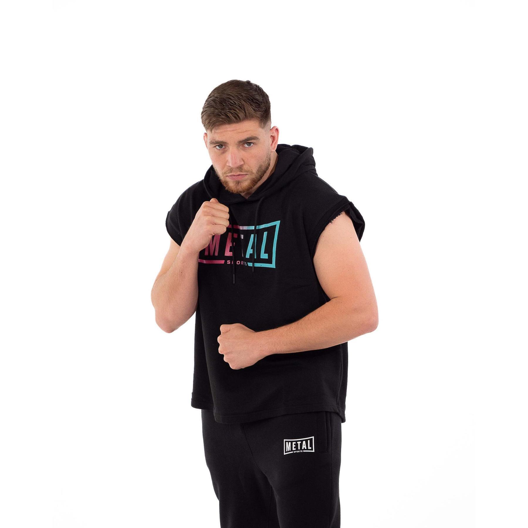 Ärmelloser Hoodie Metal Boxe Miami Vibe M 5/7