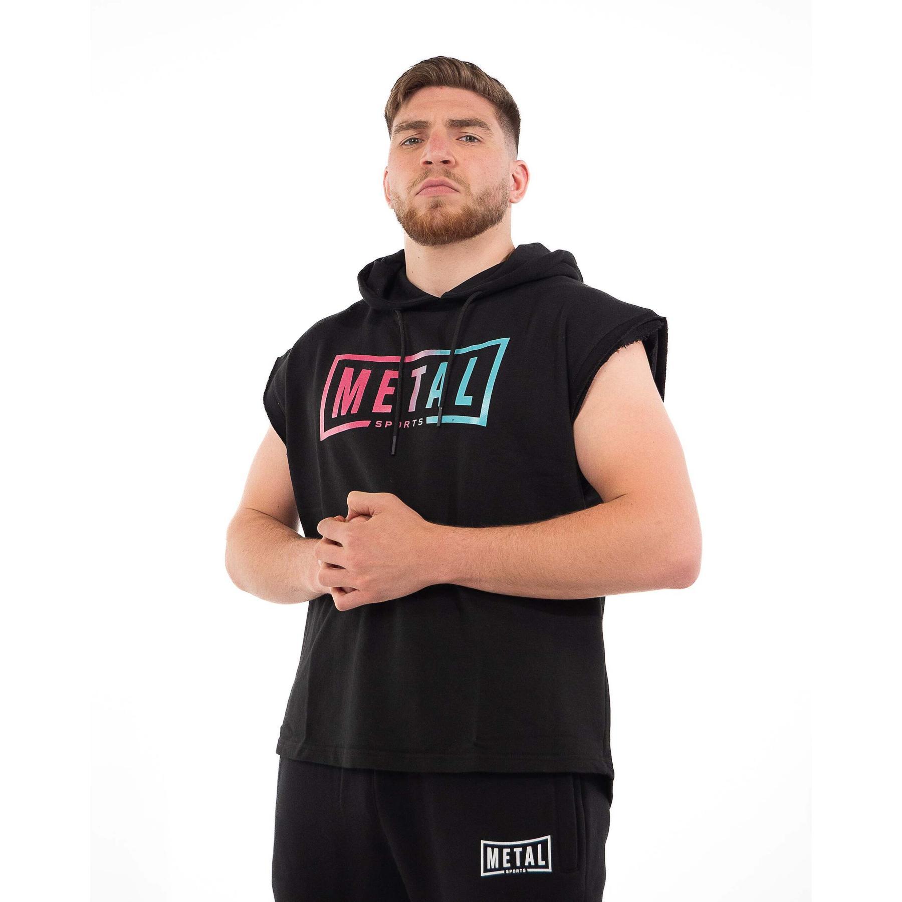 Ärmelloser Hoodie Metal Boxe Miami Vibe M 3/7