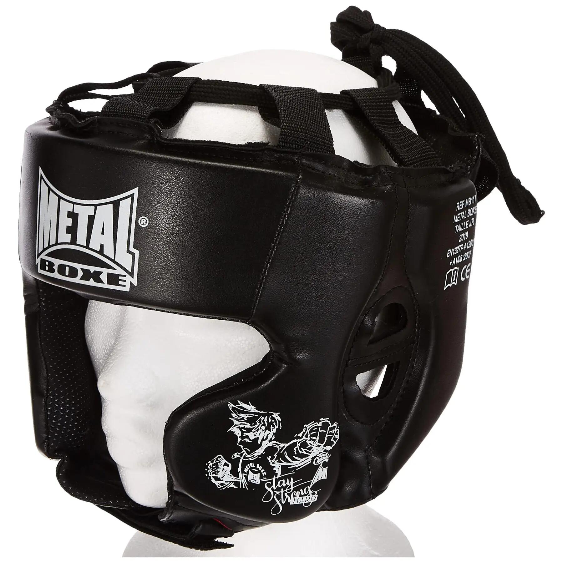 Tréninková boxerská helma PU Metal Boxe 2/6