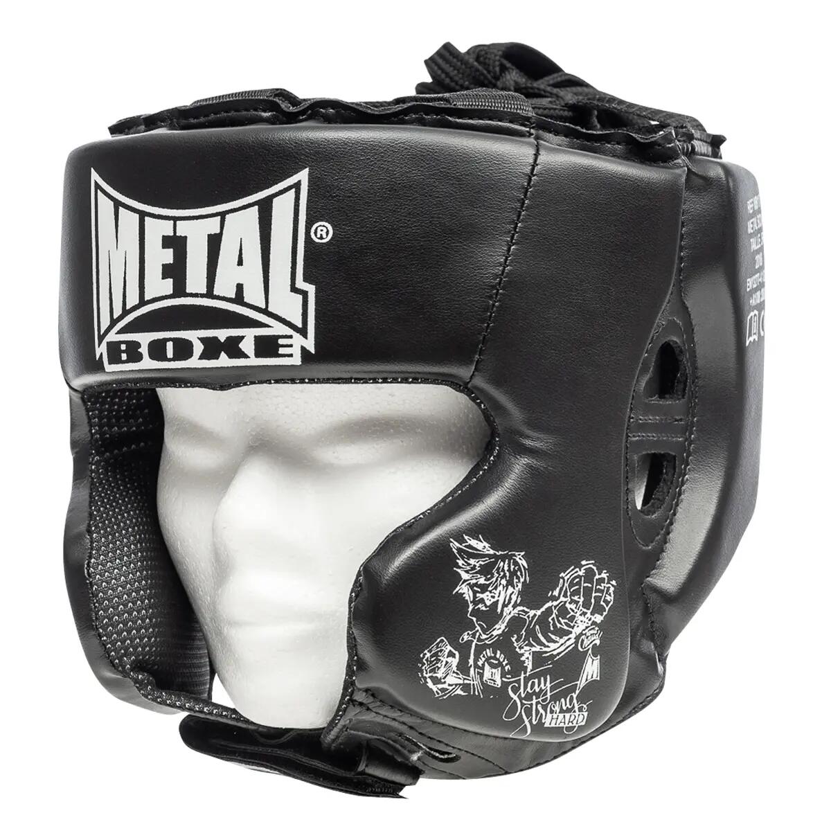 Bokshelm pu kind Metal Boxe 2/6