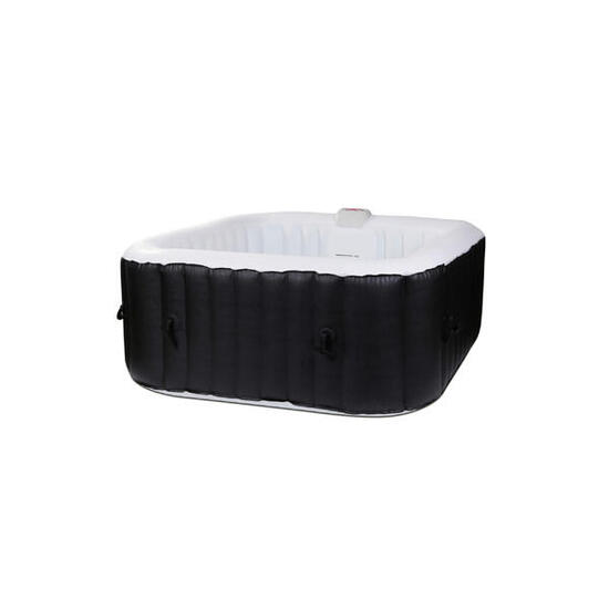 Spa gonflable 6 places carré - Ospazia - 185 x 185 cm - Filtre et bâche inclus