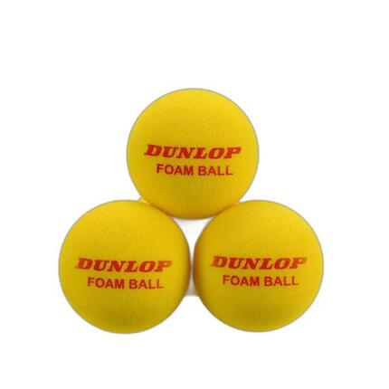 Lot de 12 balles de tennis Dunlop Indoor Foam