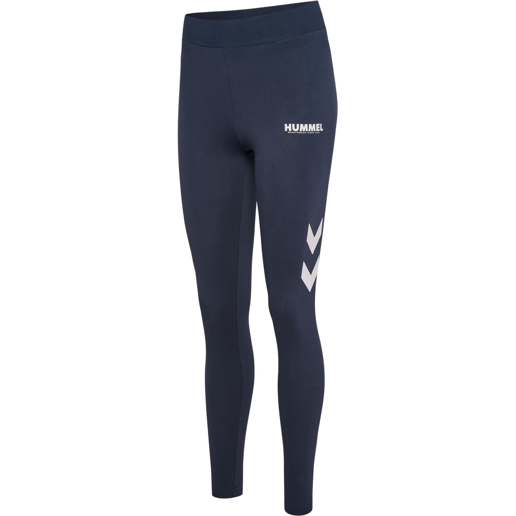 Women's high-waisted leggings Hummel Legacy 1/4