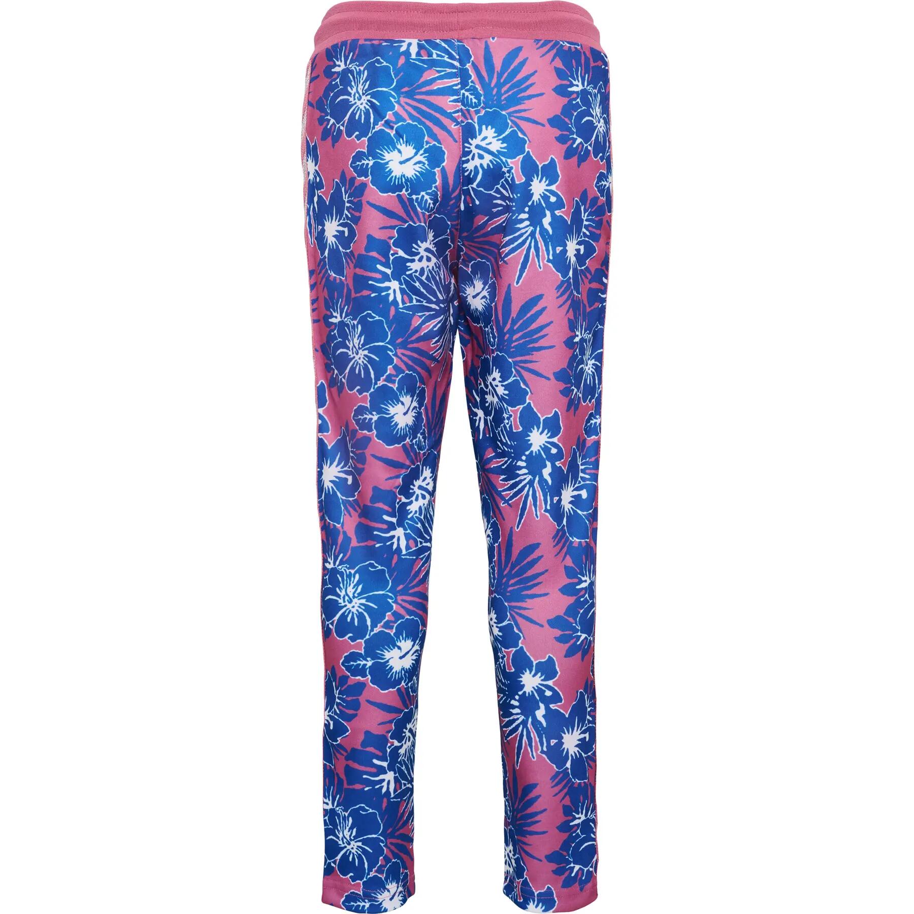 Pantalon fleuri fille Hummel 3/4