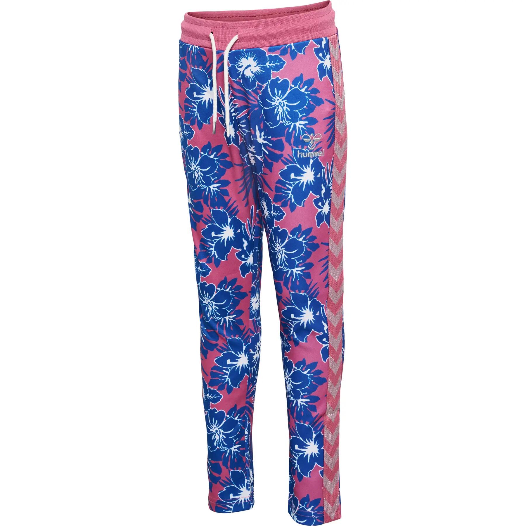 Pantalon fleuri fille Hummel 2/4