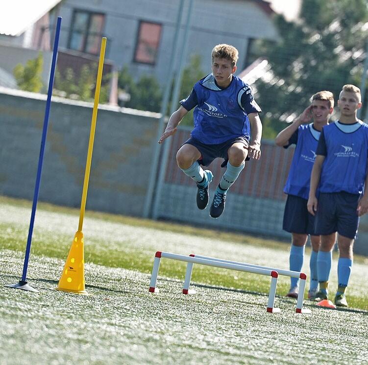 Trainingspylon 38 cm, Weiß 6/7