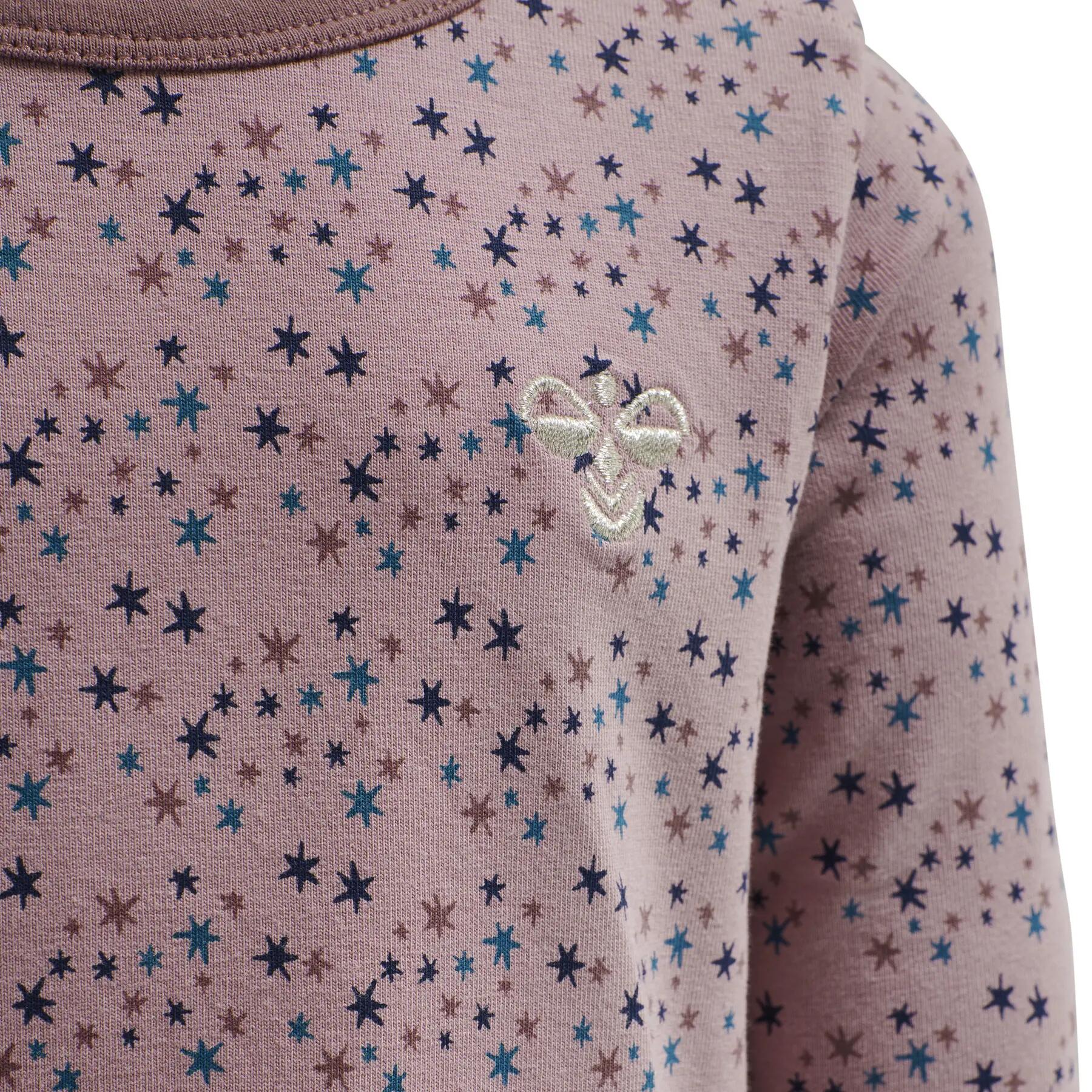 T-shirt a maniche lunghe bambina Hummel Star 3/3