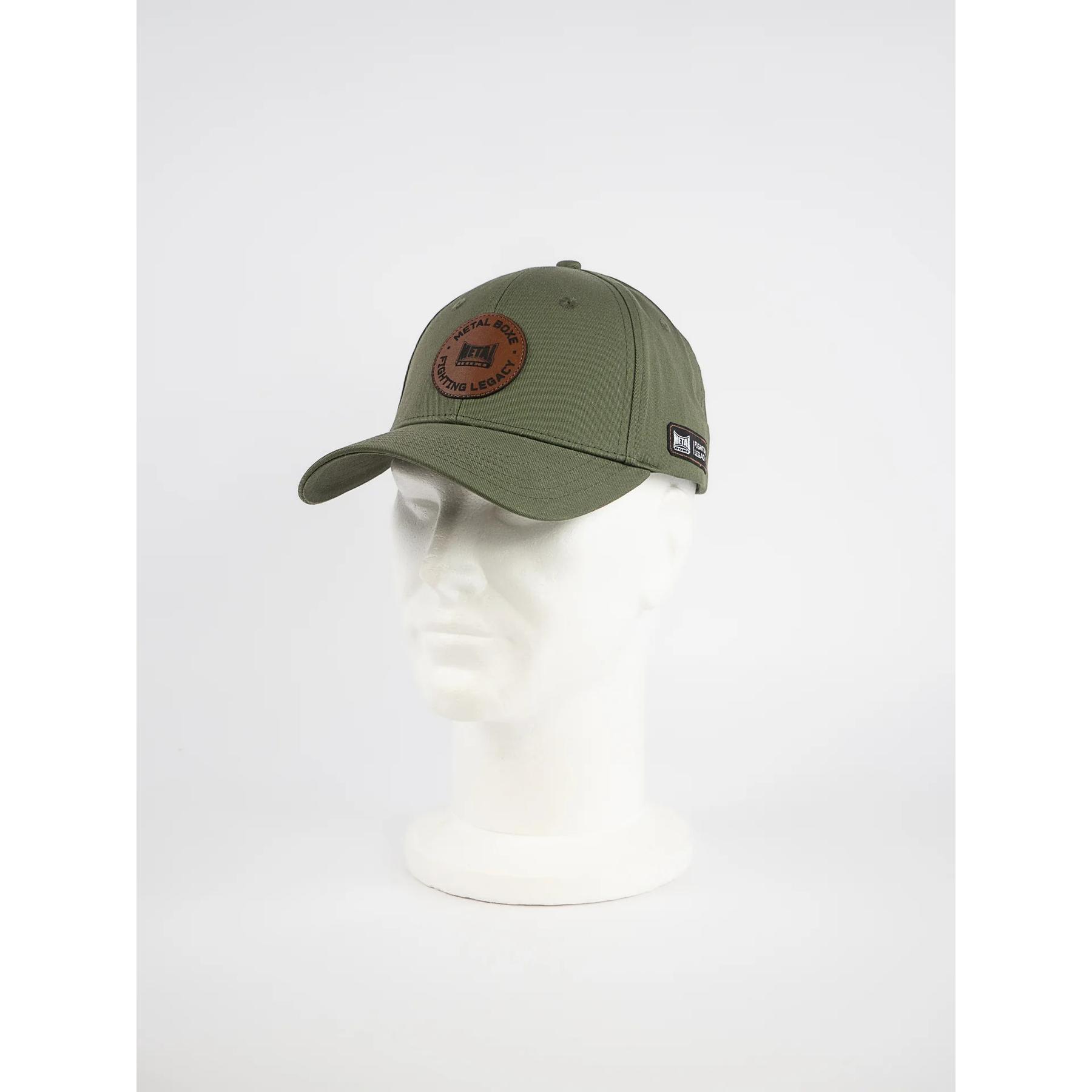 Casquette de baseball avec patch en cuir Metal Boxe 2/6