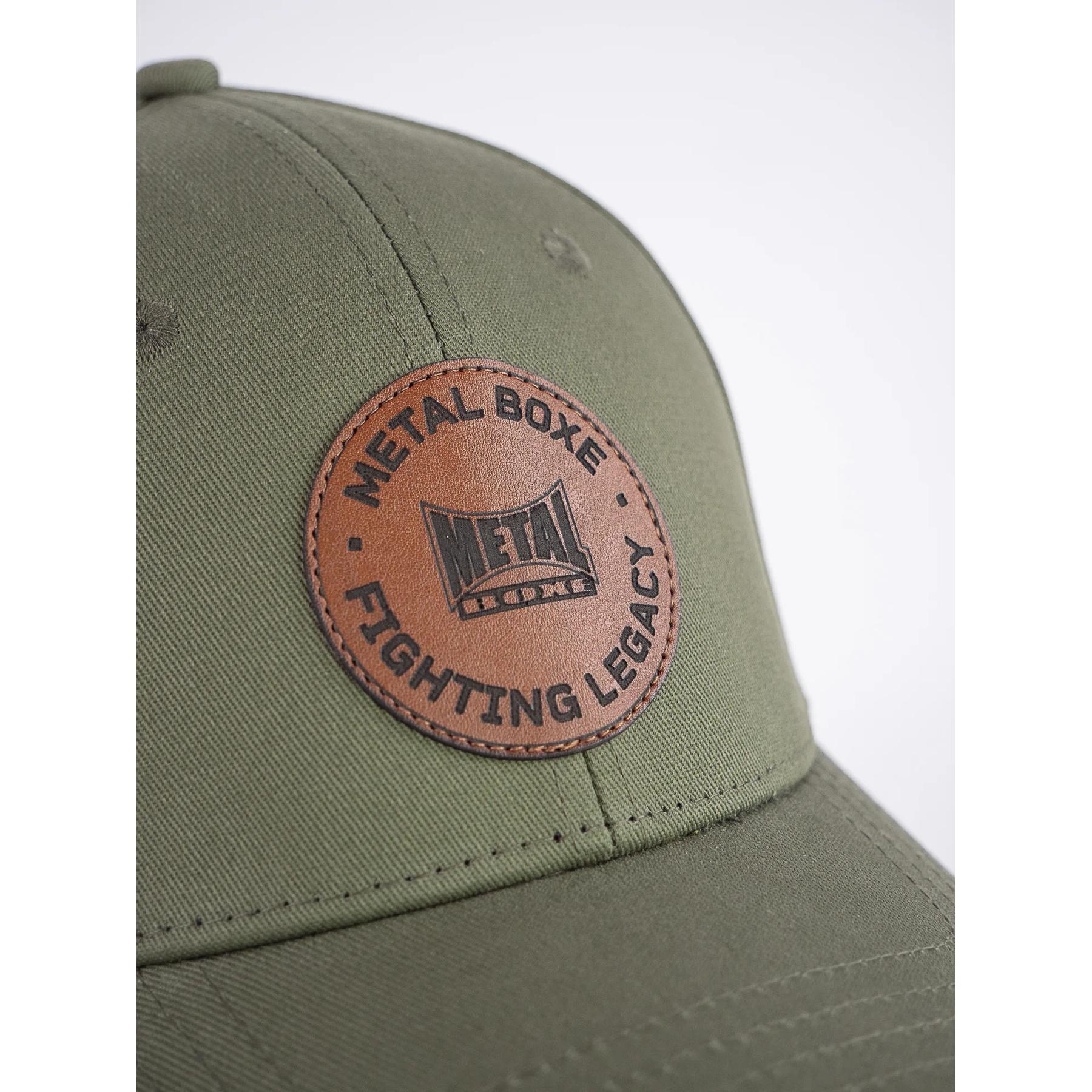Casquette de baseball avec patch en cuir Metal Boxe 4/6