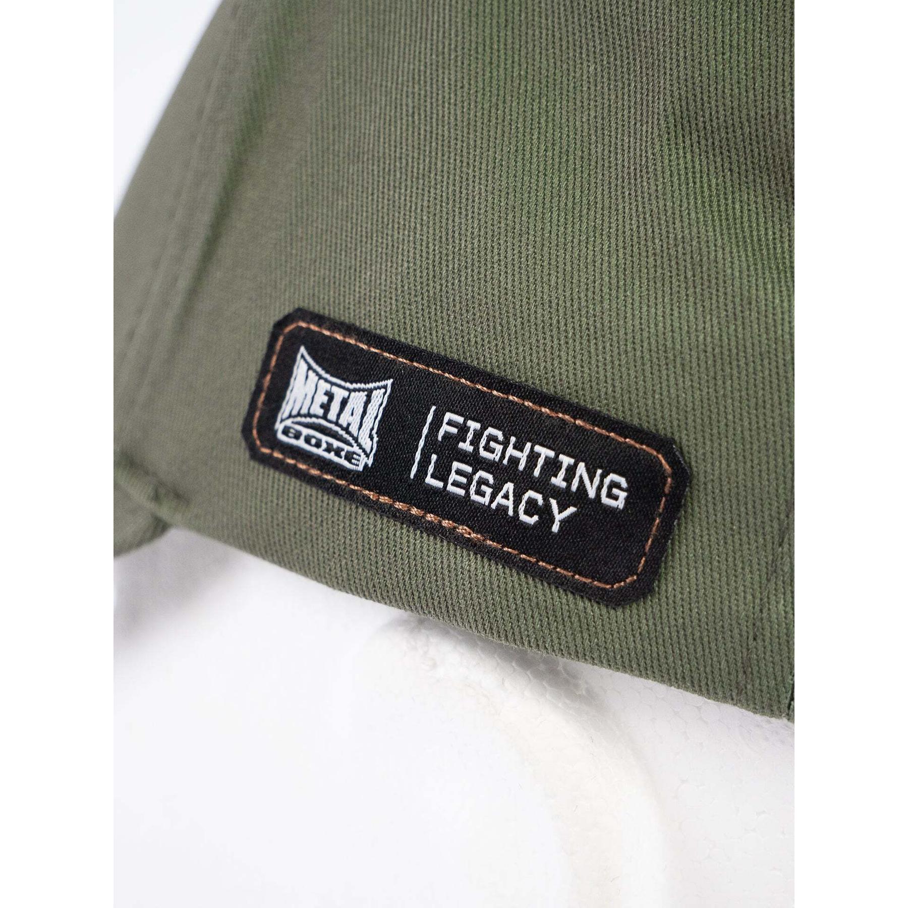 Casquette de baseball avec patch en cuir Metal Boxe 6/6