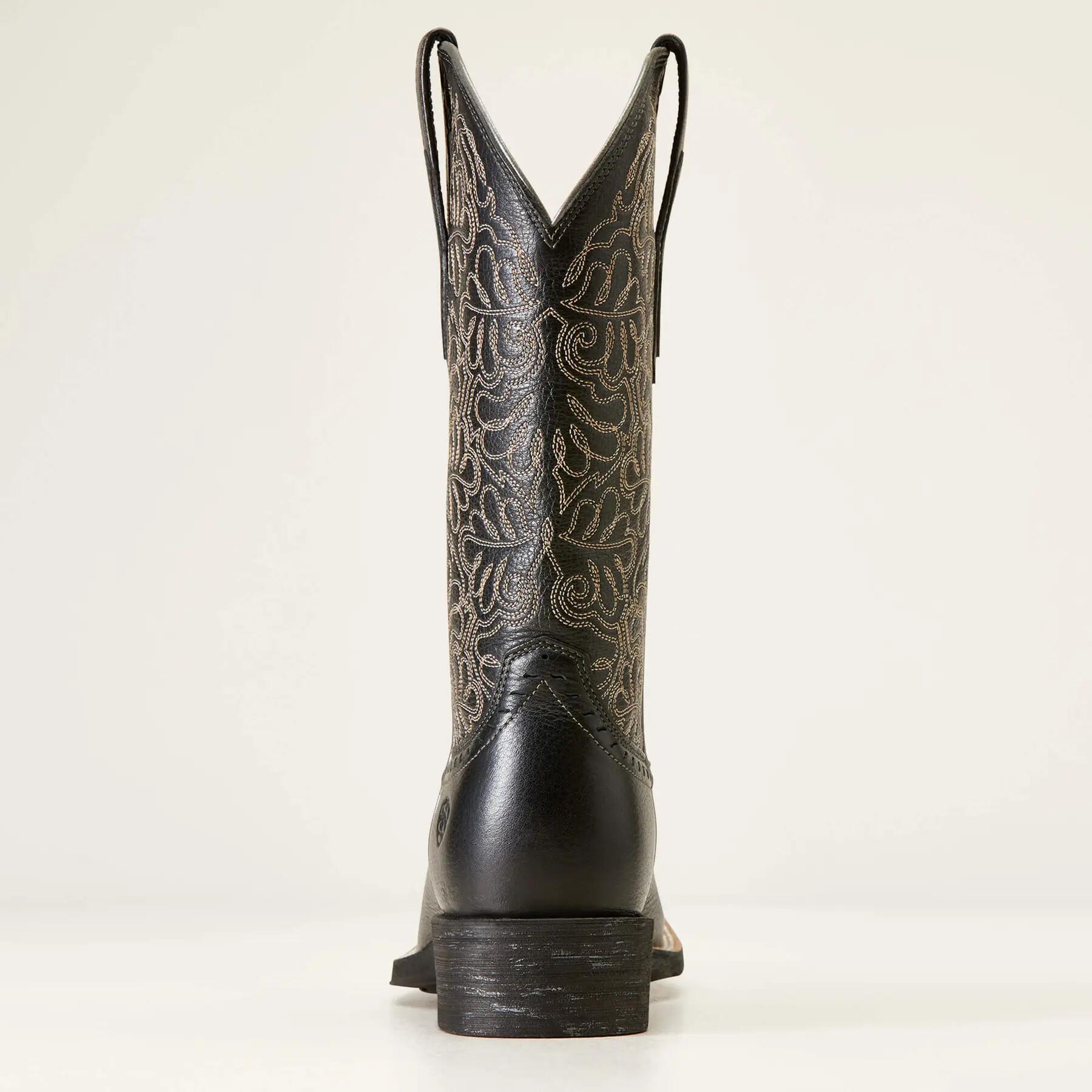 Westernstiefel aus Leder Frau Ariat Round Up Remuda 3/5