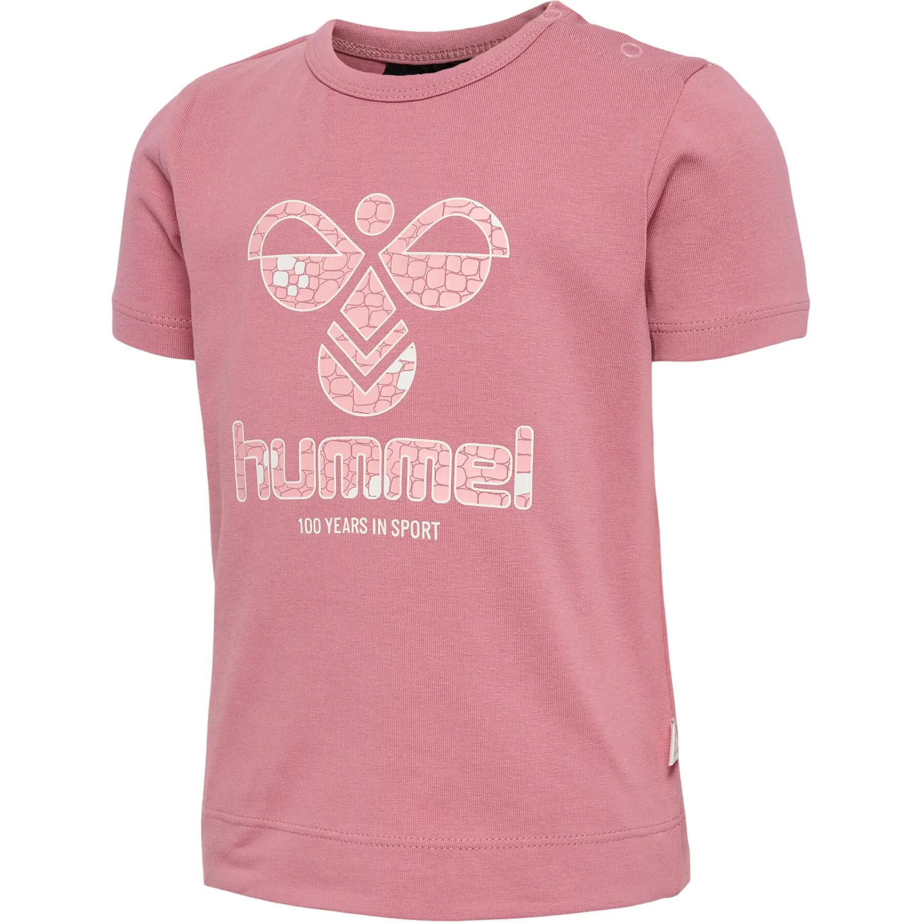 T-shirt neonata ragazza Hummel Talya 2/4
