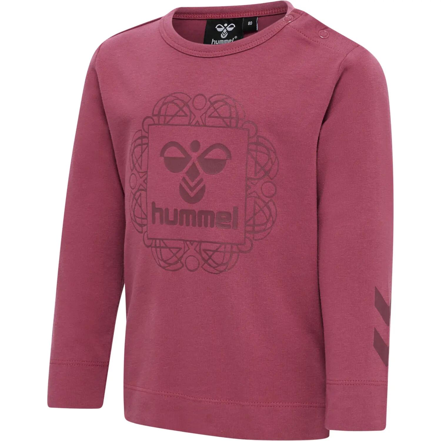 T-shirt a maniche lunghe bambina Hummel Helga 2/4