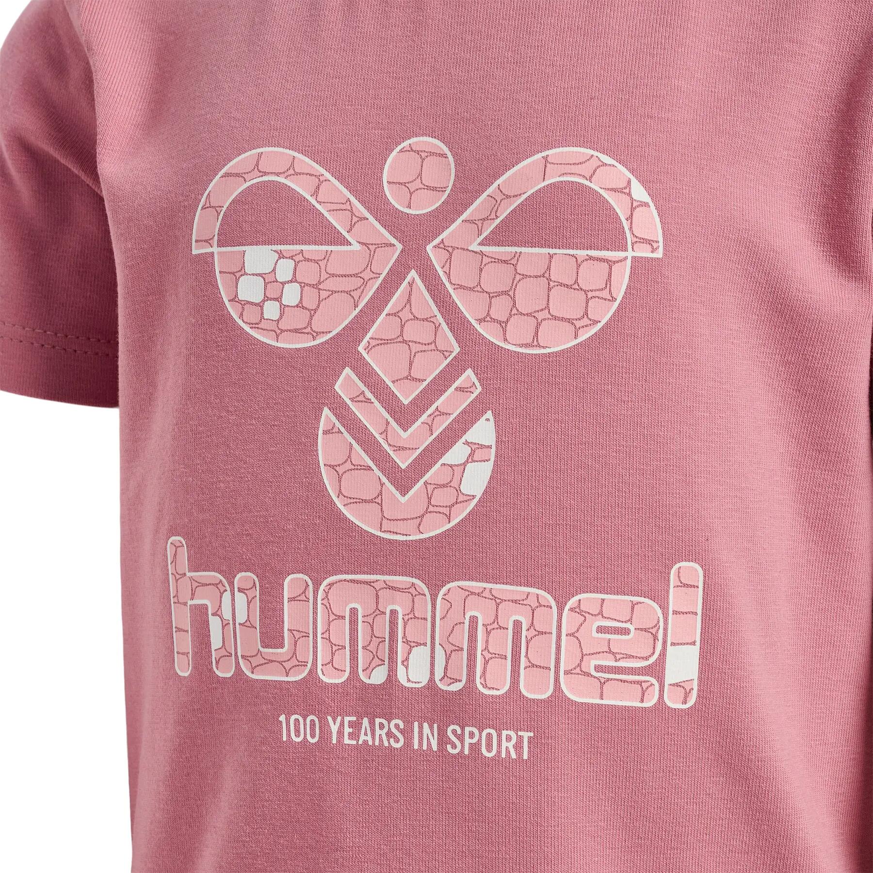 T-shirt neonata ragazza Hummel Talya 4/4
