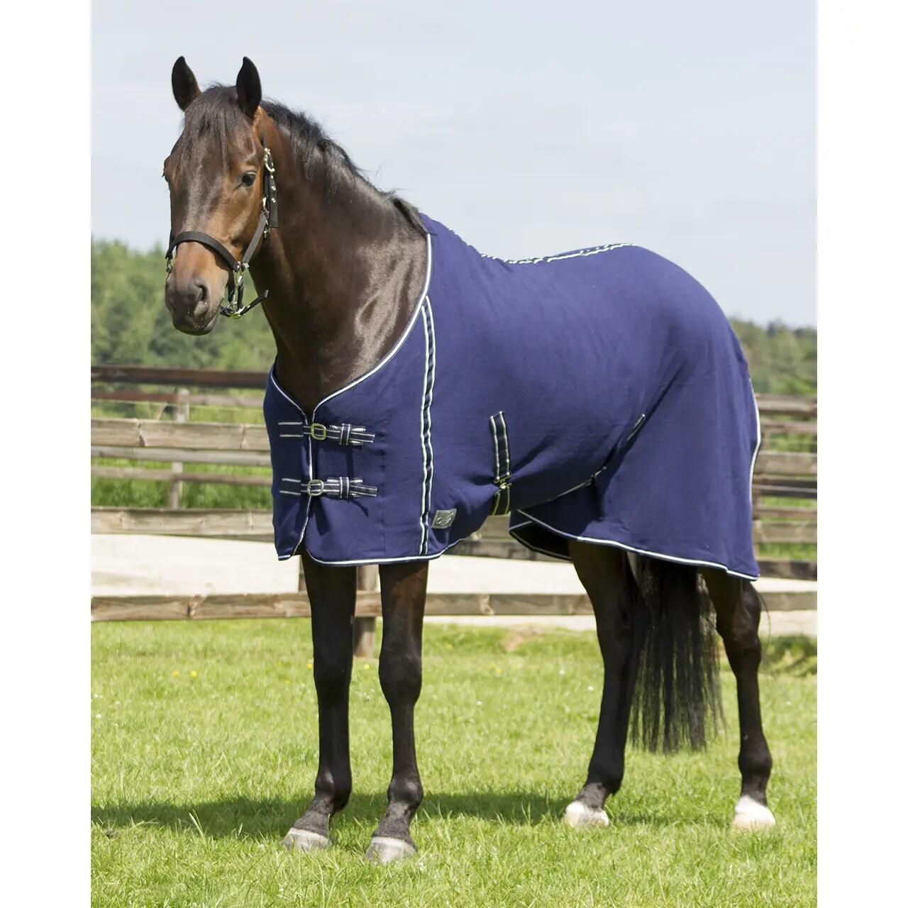 Couverture polaire pour cheval avec sangle Q-essentials 2/2