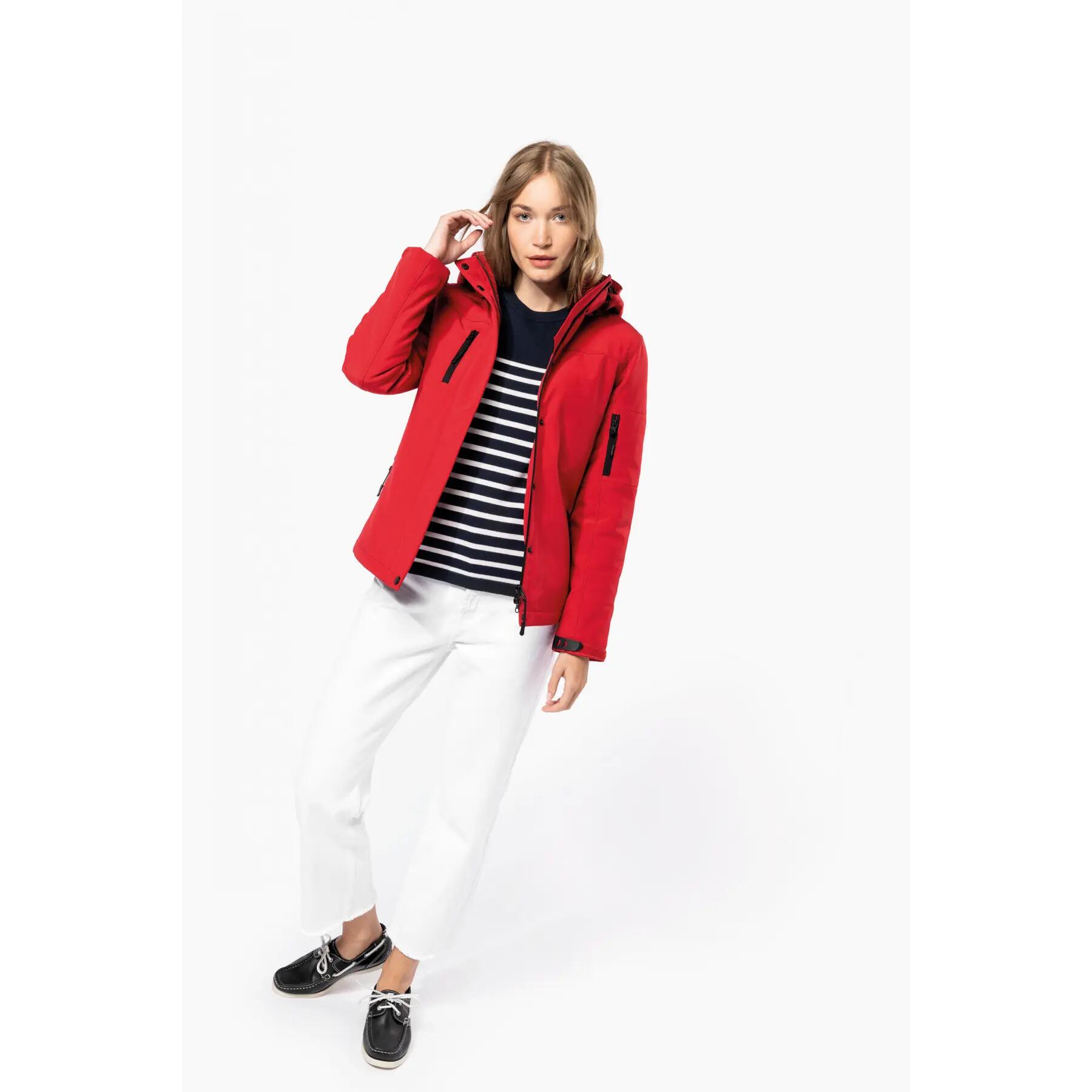 Damen Softshell-Hoodie-Jacke mit Futter Kariban 3/7