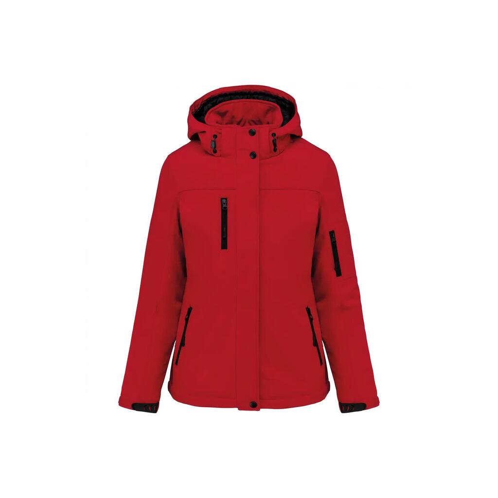 Women's lined softshell hoodie jacket Kariban