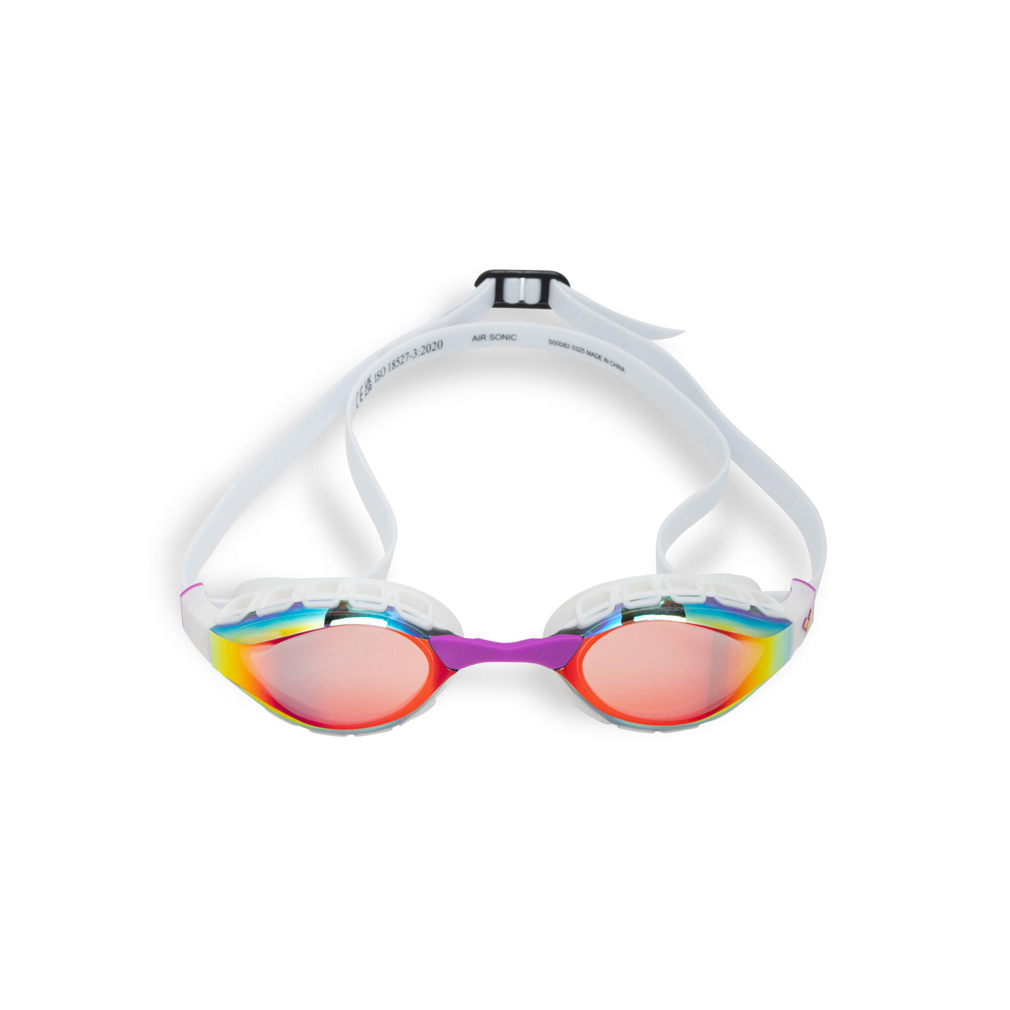 Lunettes de Natation Arena Verres Miroirs Air Sonic Mirror Or et Blanc 9/9
