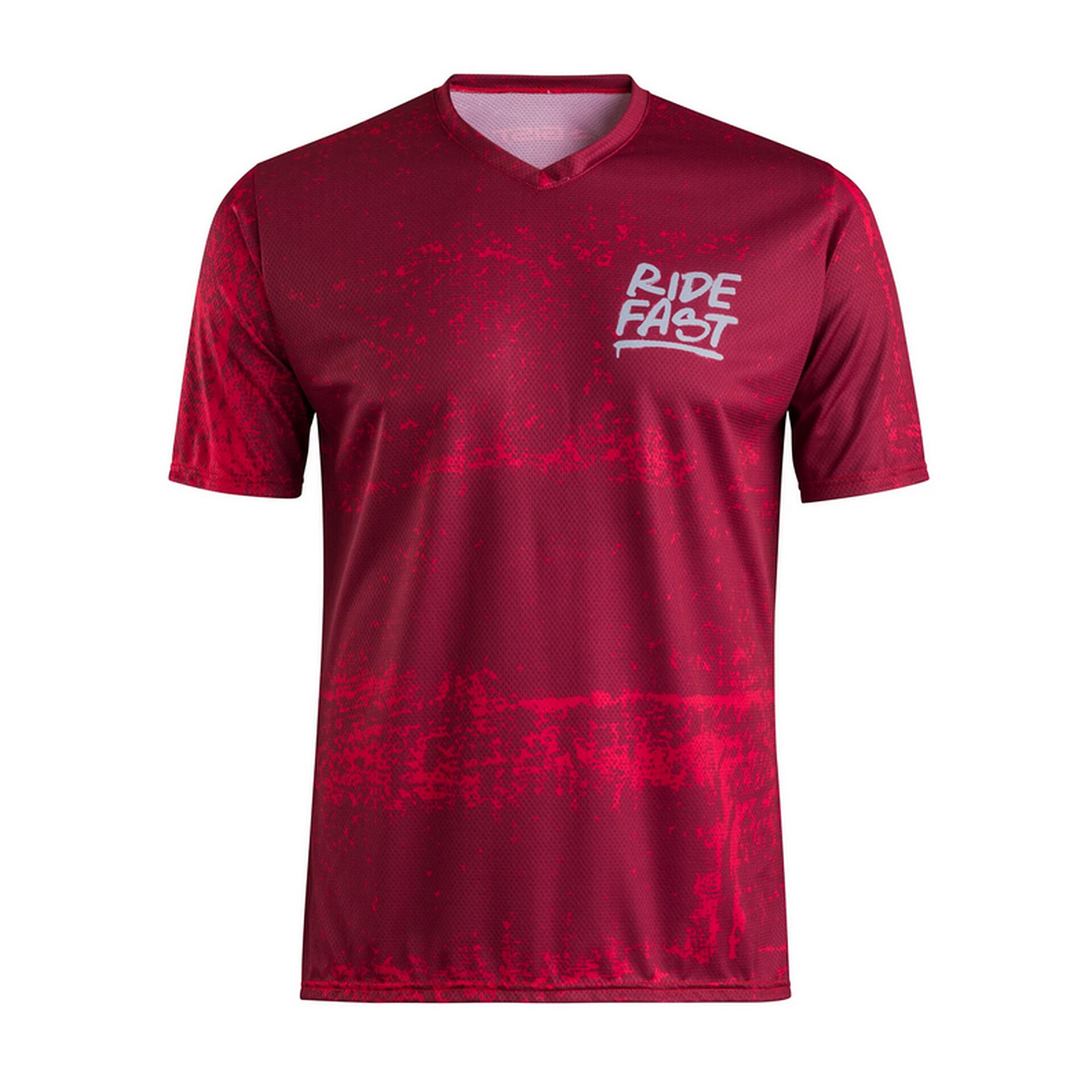 Maillot de cyclisme DIRT Ride Fast, rouge 1/2