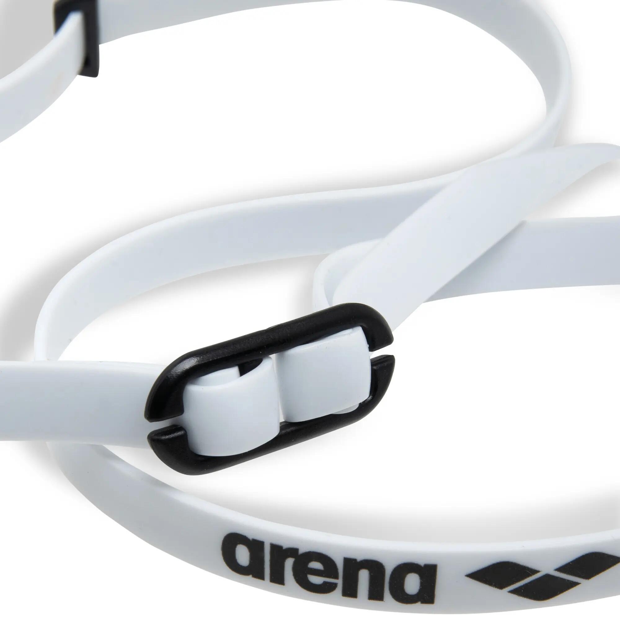 Occhialini da nuoto Arena con lenti a specchio Air Sonic Mirror, bianchi e blu 13/14