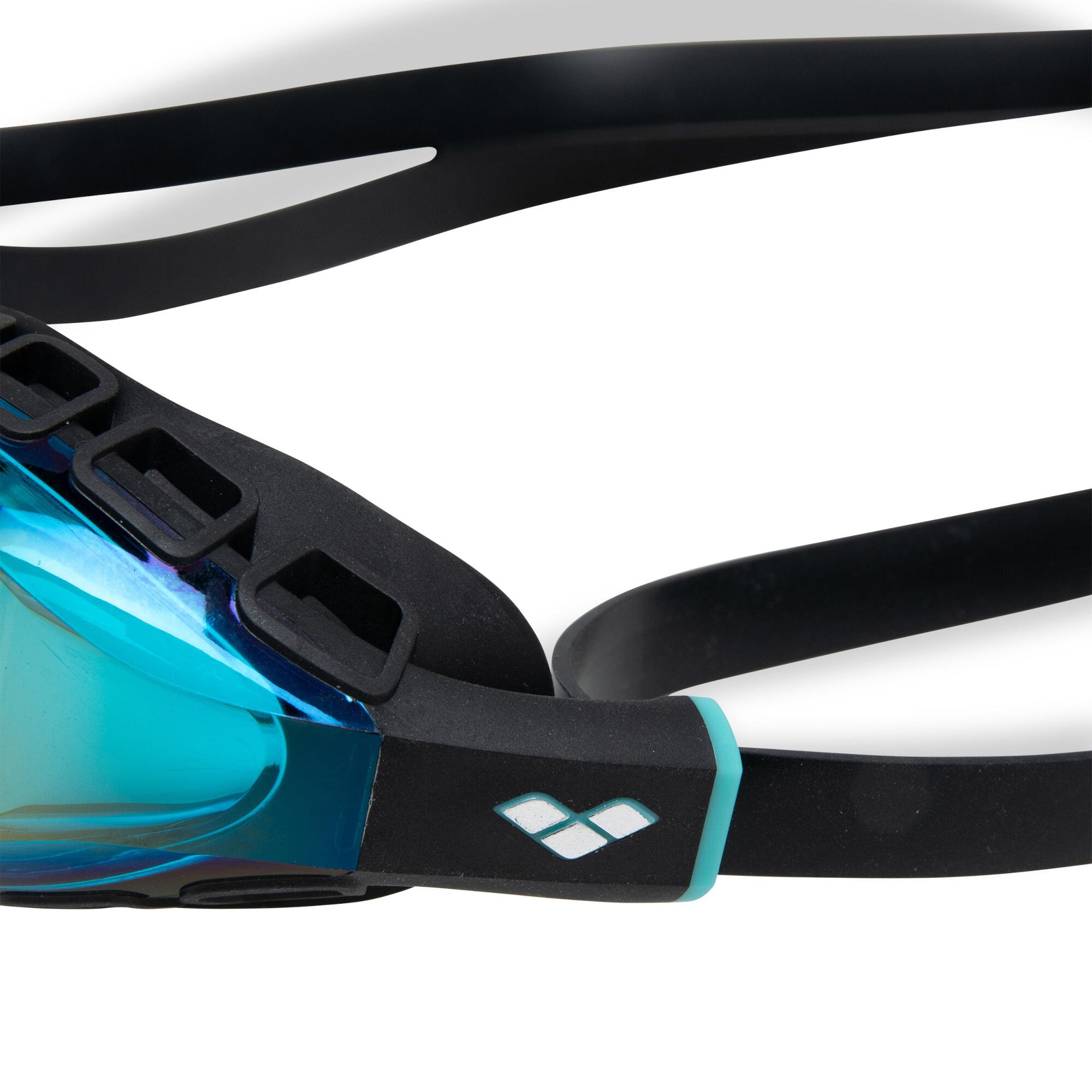 Occhialini da nuoto con lenti a specchio Air Sonic Mirror blu/nero 12/15