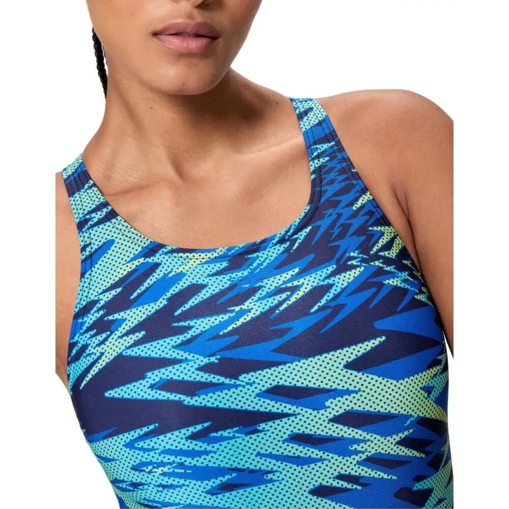 Maillot de bain une pièce Speedo Hyperboom Print Medalist 4/5