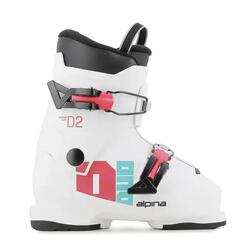 Chaussures de ski ALPINA Duo 2 GIRL, Blanc, Enfants